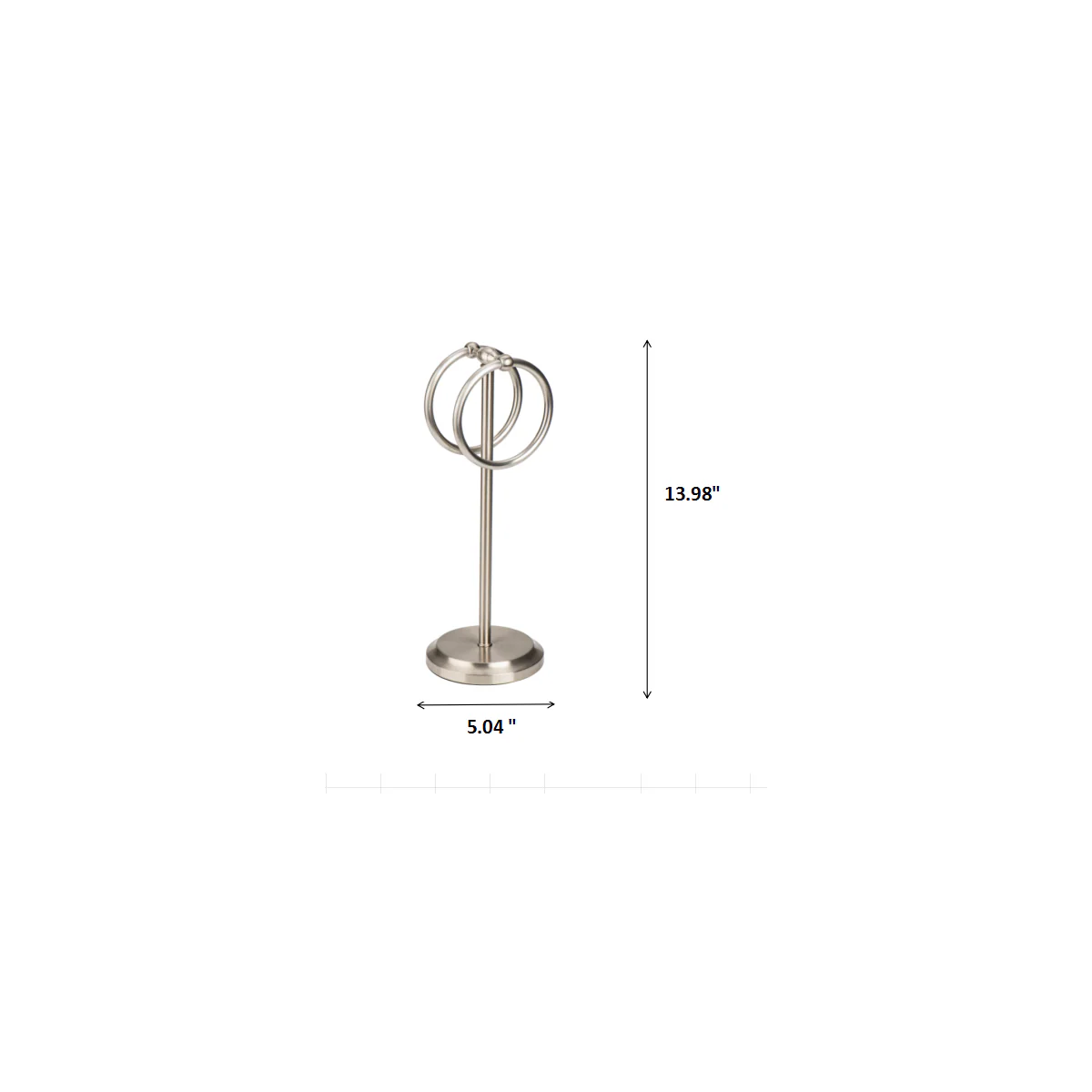 Classical Double Ring Design Fingertip Towel Holder - Image 9