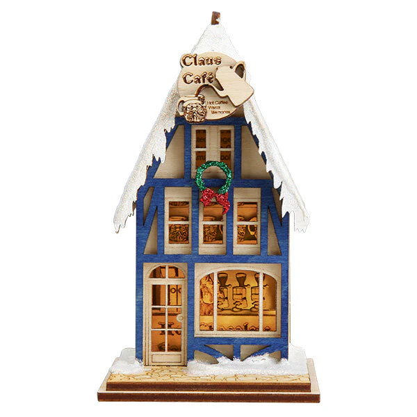 Claus Café Coffee Shop Christmas Ornament - Image 2