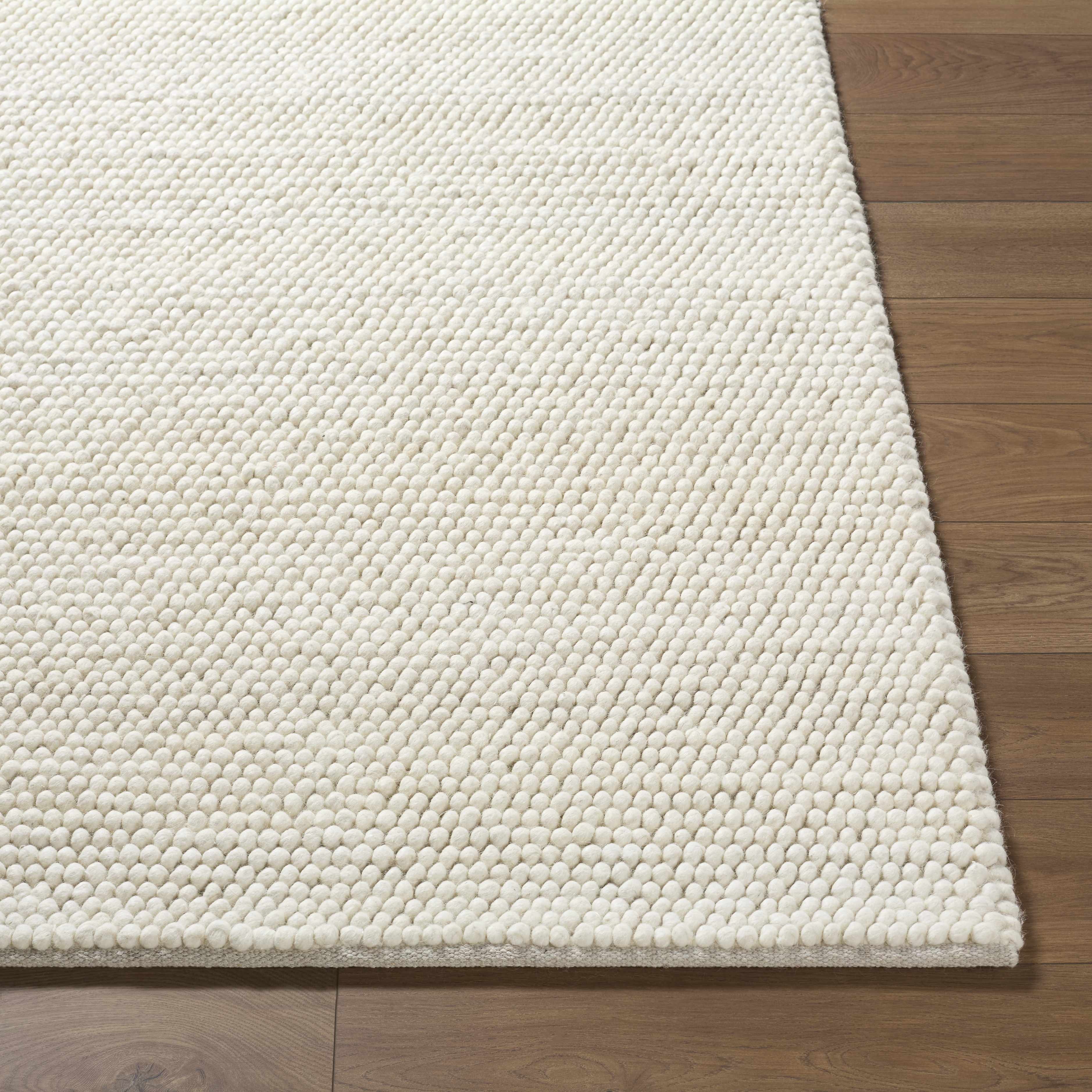 Clayne Beige Premium Wool Area Rug - Image 3