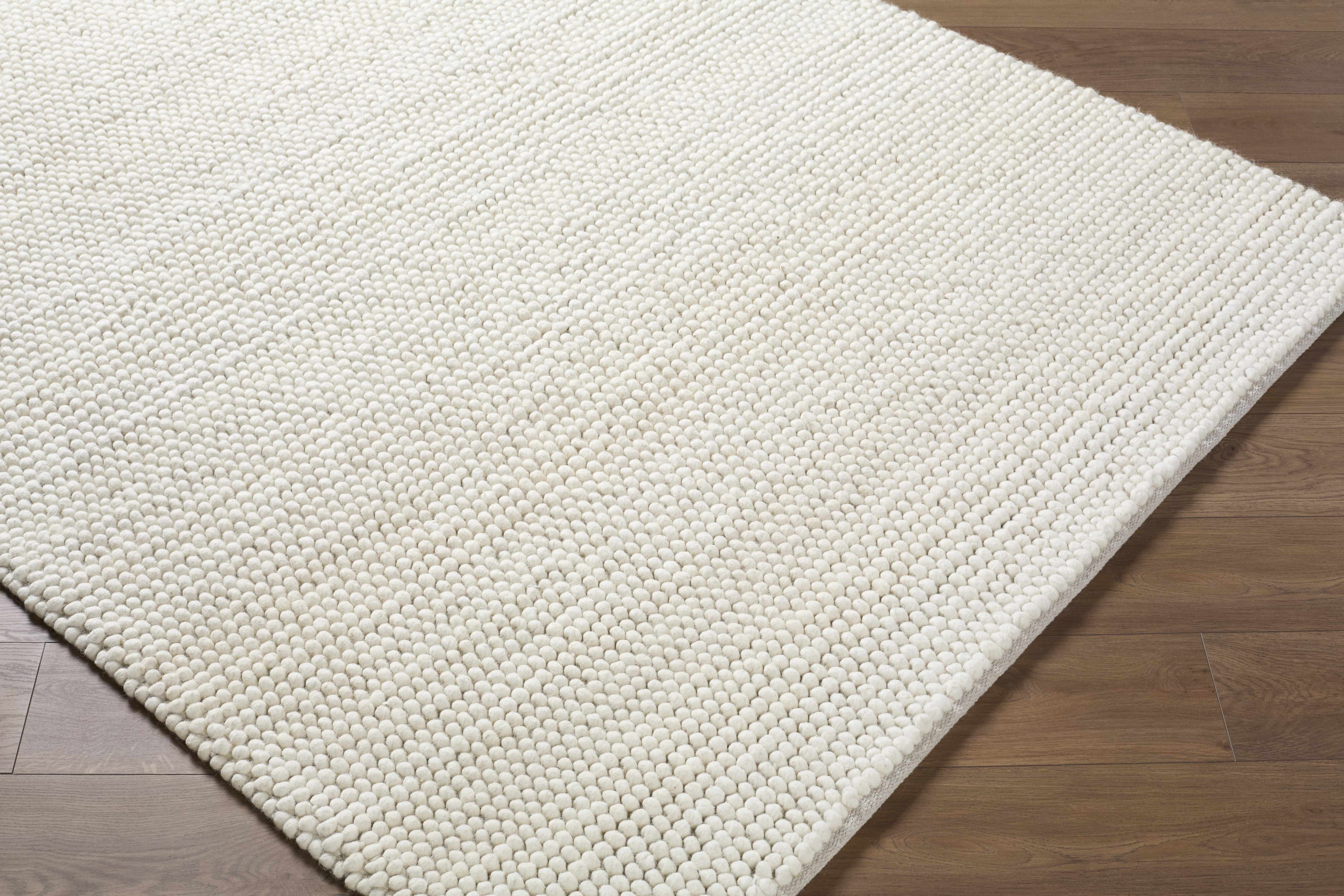 Clayne Beige Premium Wool Area Rug - Image 4