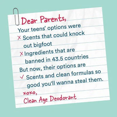 Clean Age Fresh AHA Deodorant and Body Spray for Teens 4 fl oz - Image 7