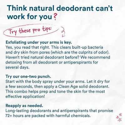 Clean Age Fresh AHA Deodorant and Body Spray for Teens 4 fl oz - Image 9