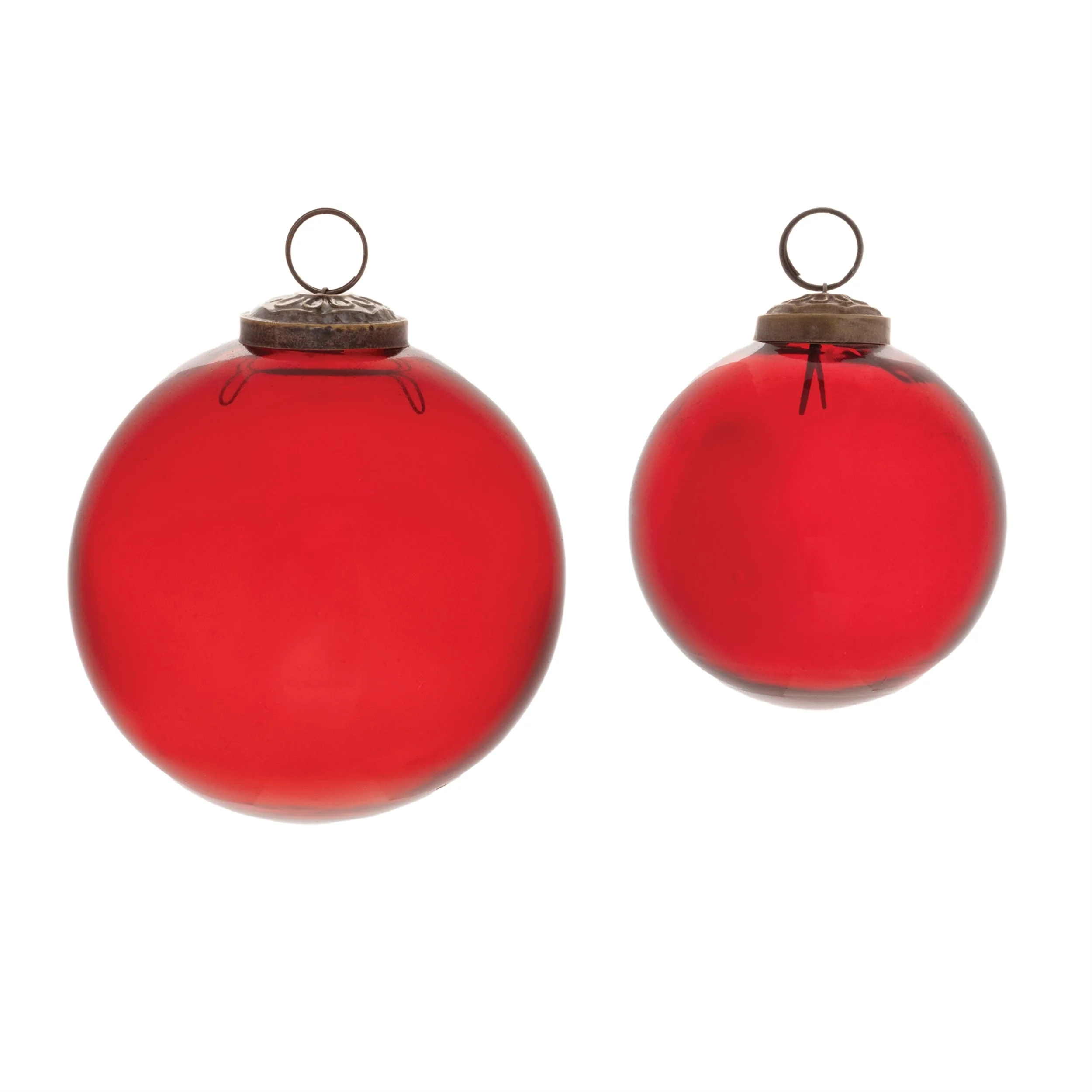 Clear glass ball ornament (set of 12) - Image 2
