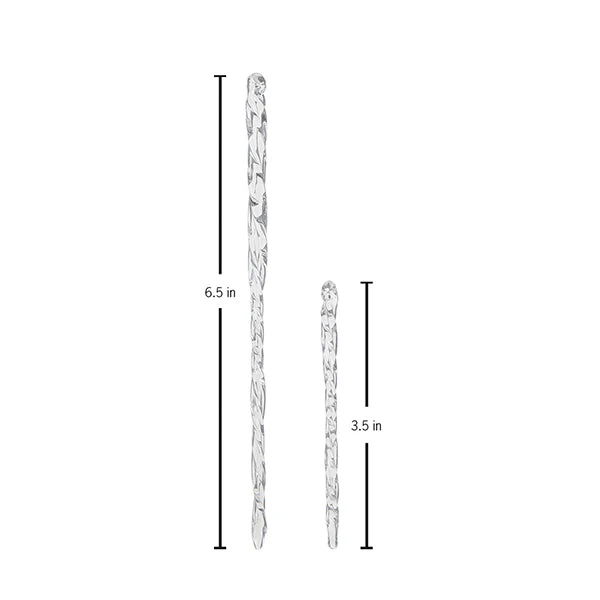 Clear Glass Icicles Set Of 24 Ornament - Image 4