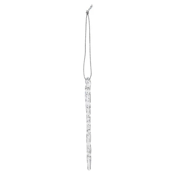 Clear Glass Icicles Set Of 6 Ornament - Image 2