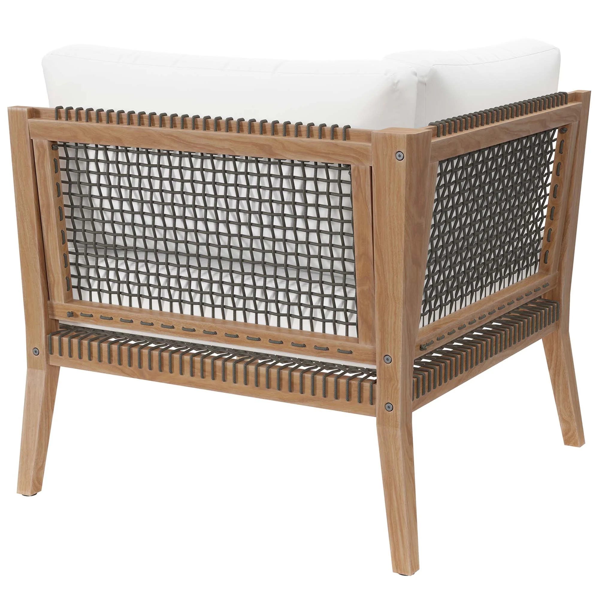Clearwater Outdoor Patio Teak Wood Corner Chair by Modway - Image 20