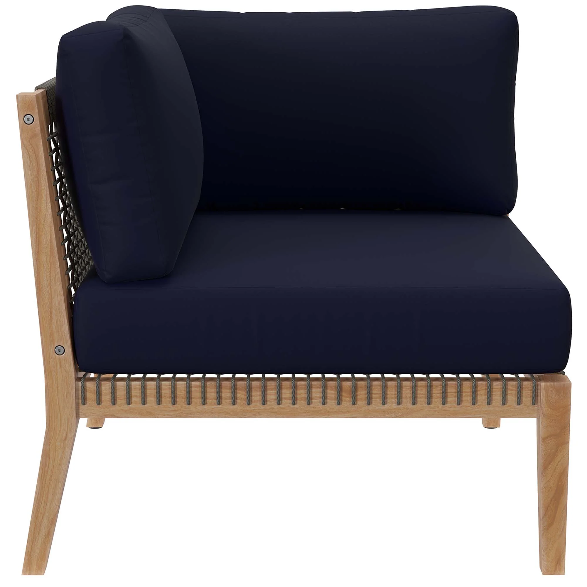 Clearwater Outdoor Patio Teak Wood Sofa by Modway - Image 14