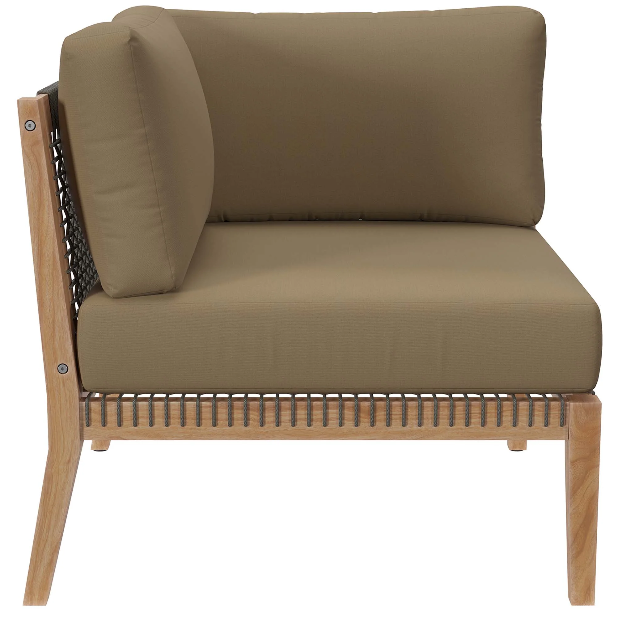 Clearwater Outdoor Patio Teak Wood Sofa by Modway - Image 16