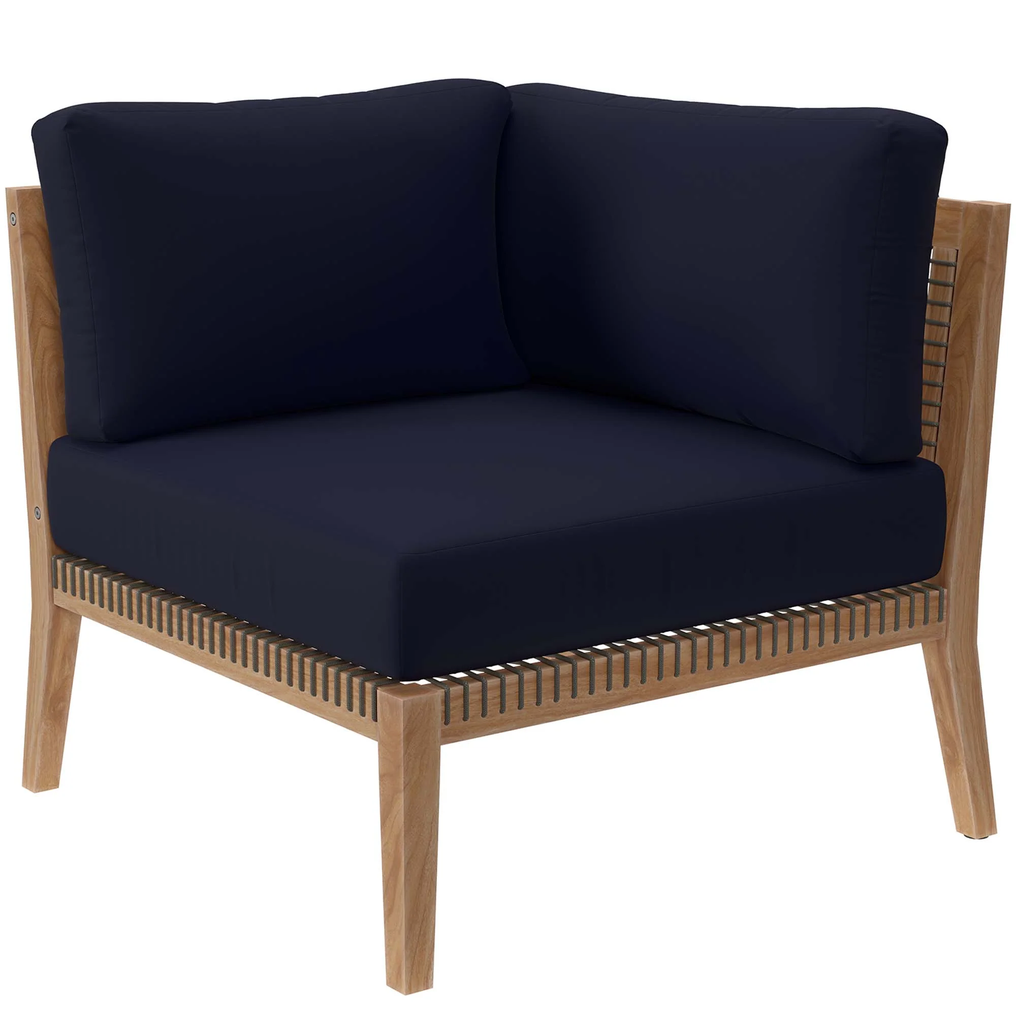 Clearwater Outdoor Patio Teak Wood Sofa by Modway - Image 17