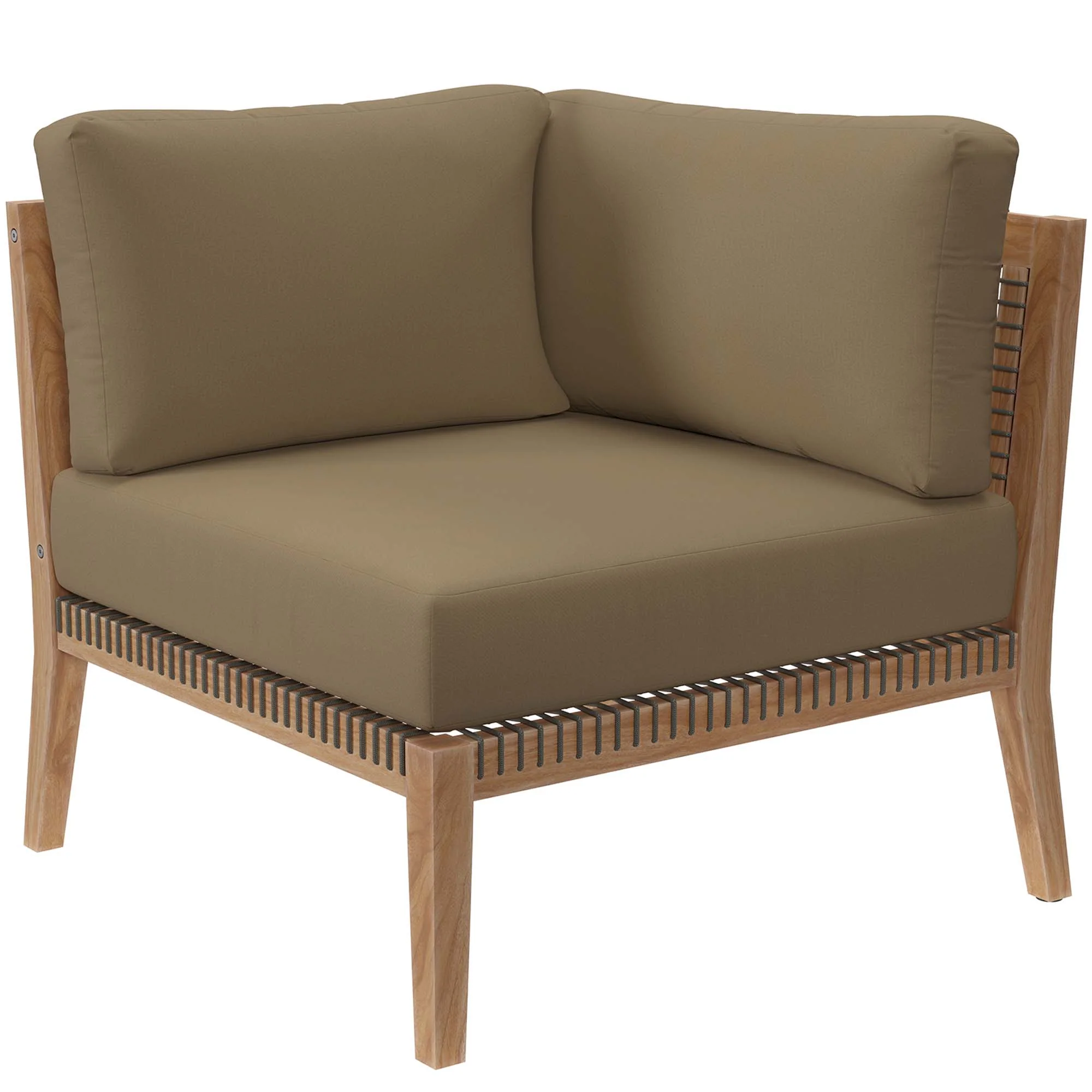 Clearwater Outdoor Patio Teak Wood Sofa by Modway - Image 19