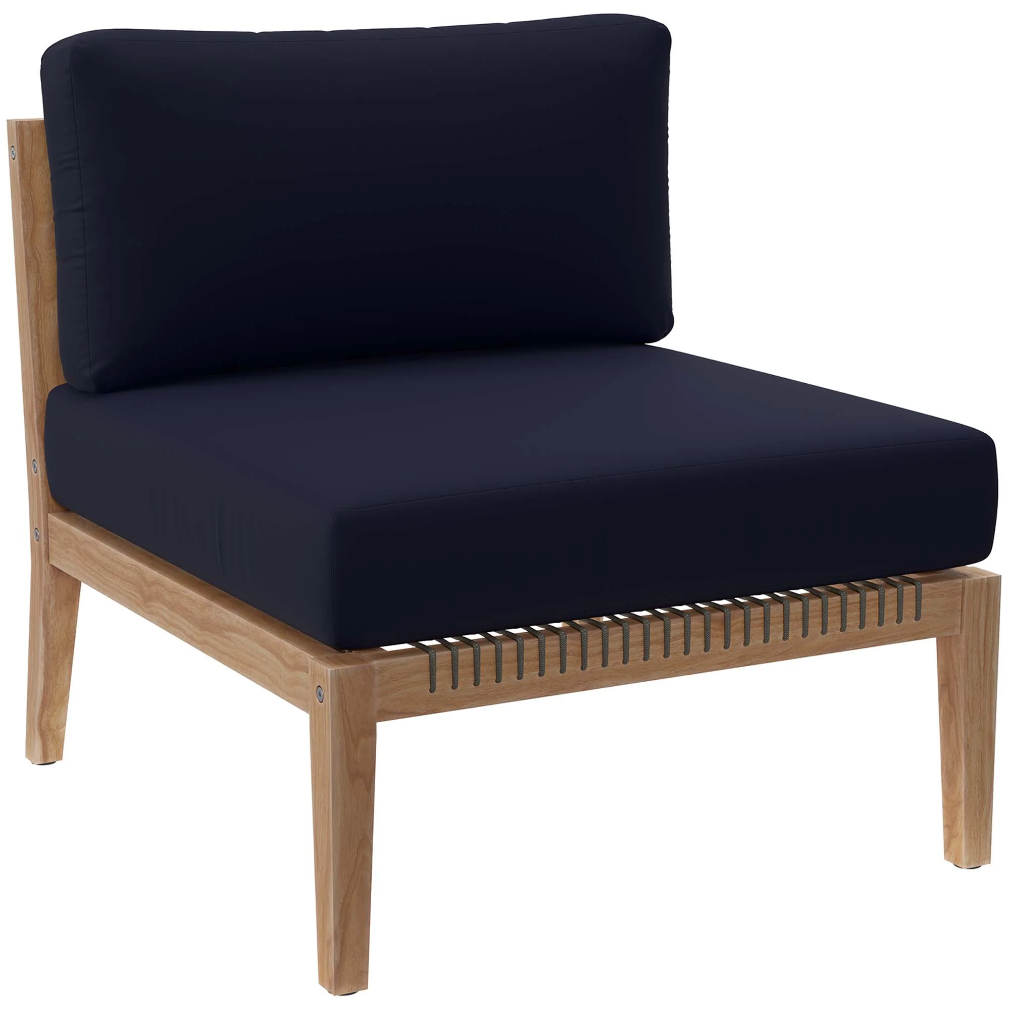 Clearwater Outdoor Patio Teak Wood Sofa by Modway - Image 8