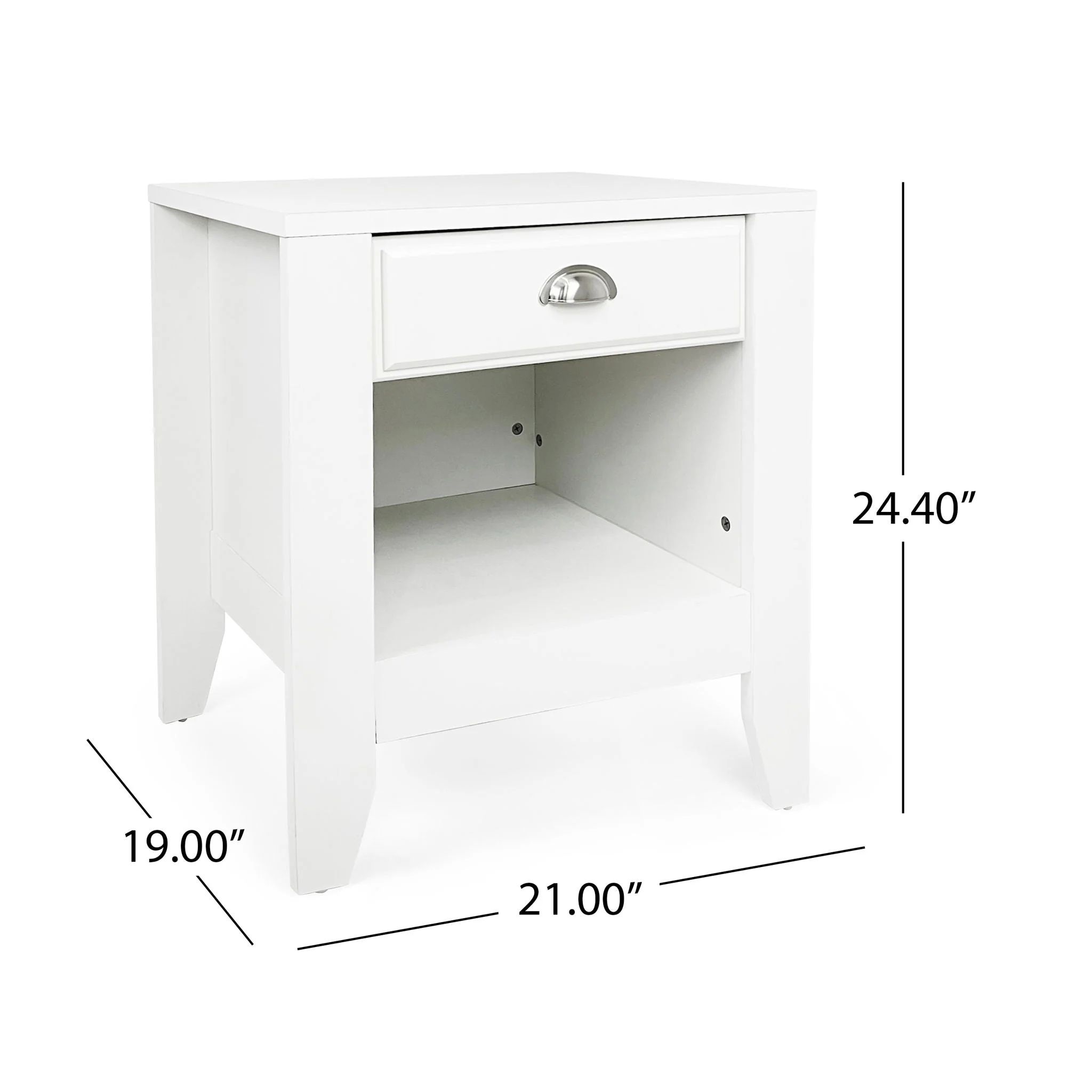Cleary - Contemporary Nightstand With Drawer - Image 3