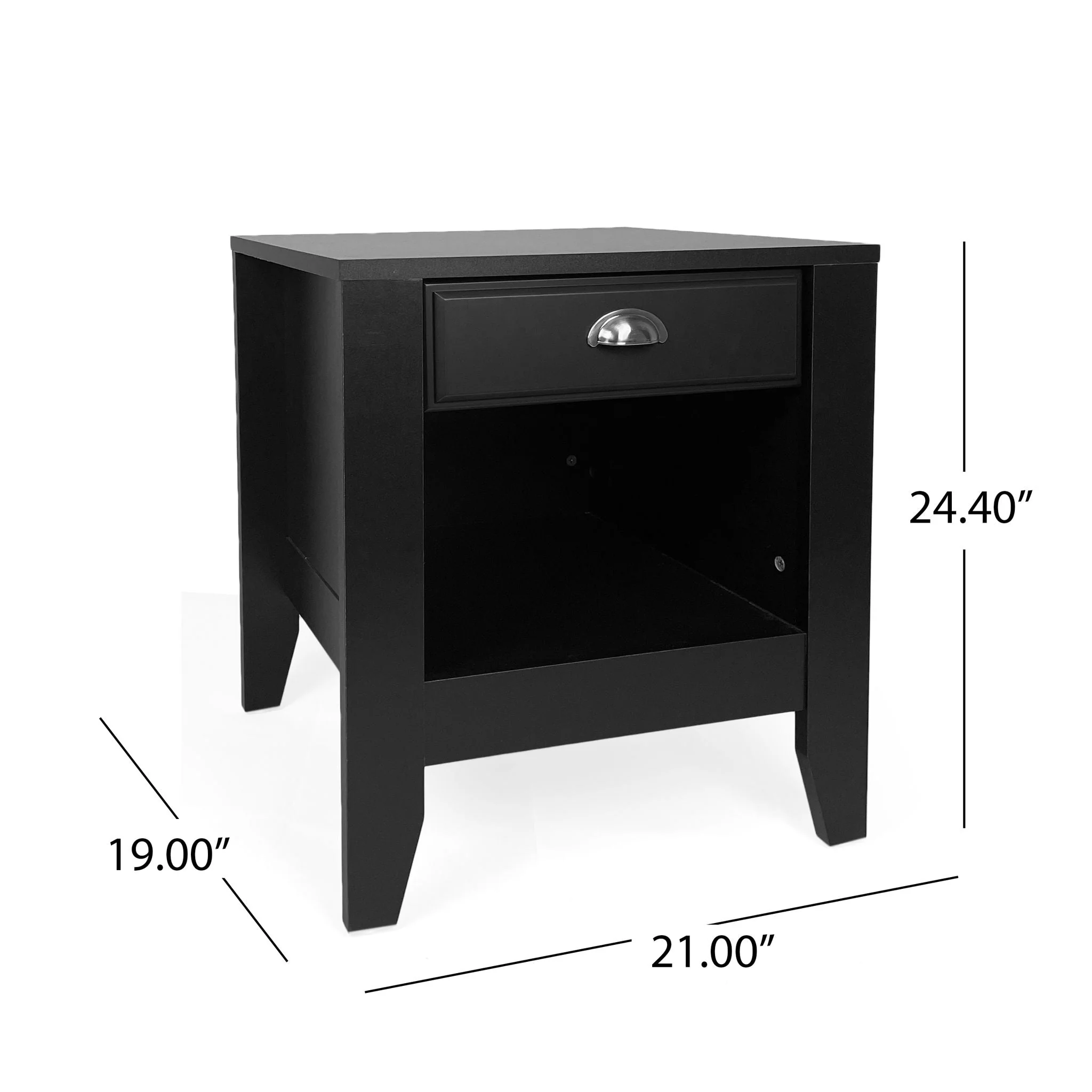 Cleary - Contemporary Nightstand With Drawer - Image 5