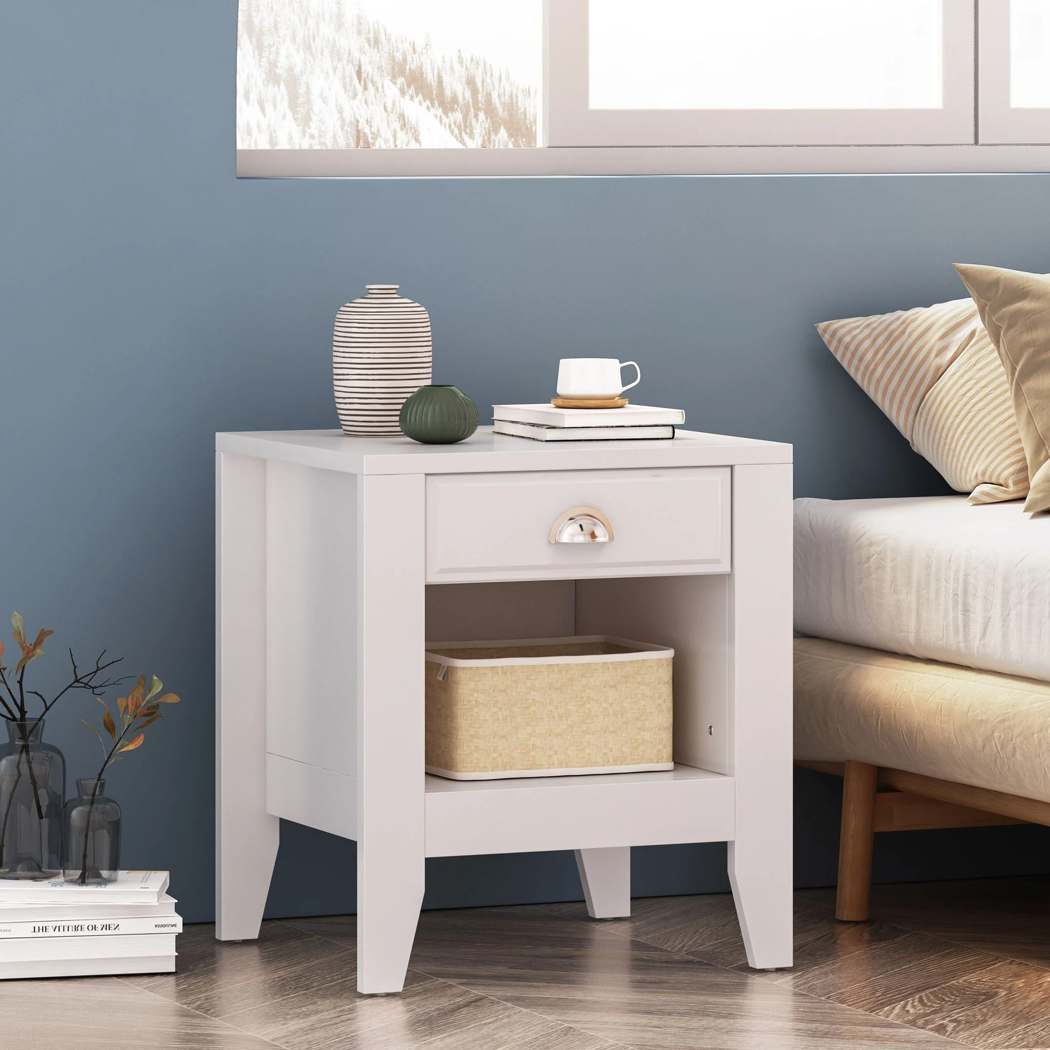 Cleary - Contemporary Nightstand With Drawer - Image 6