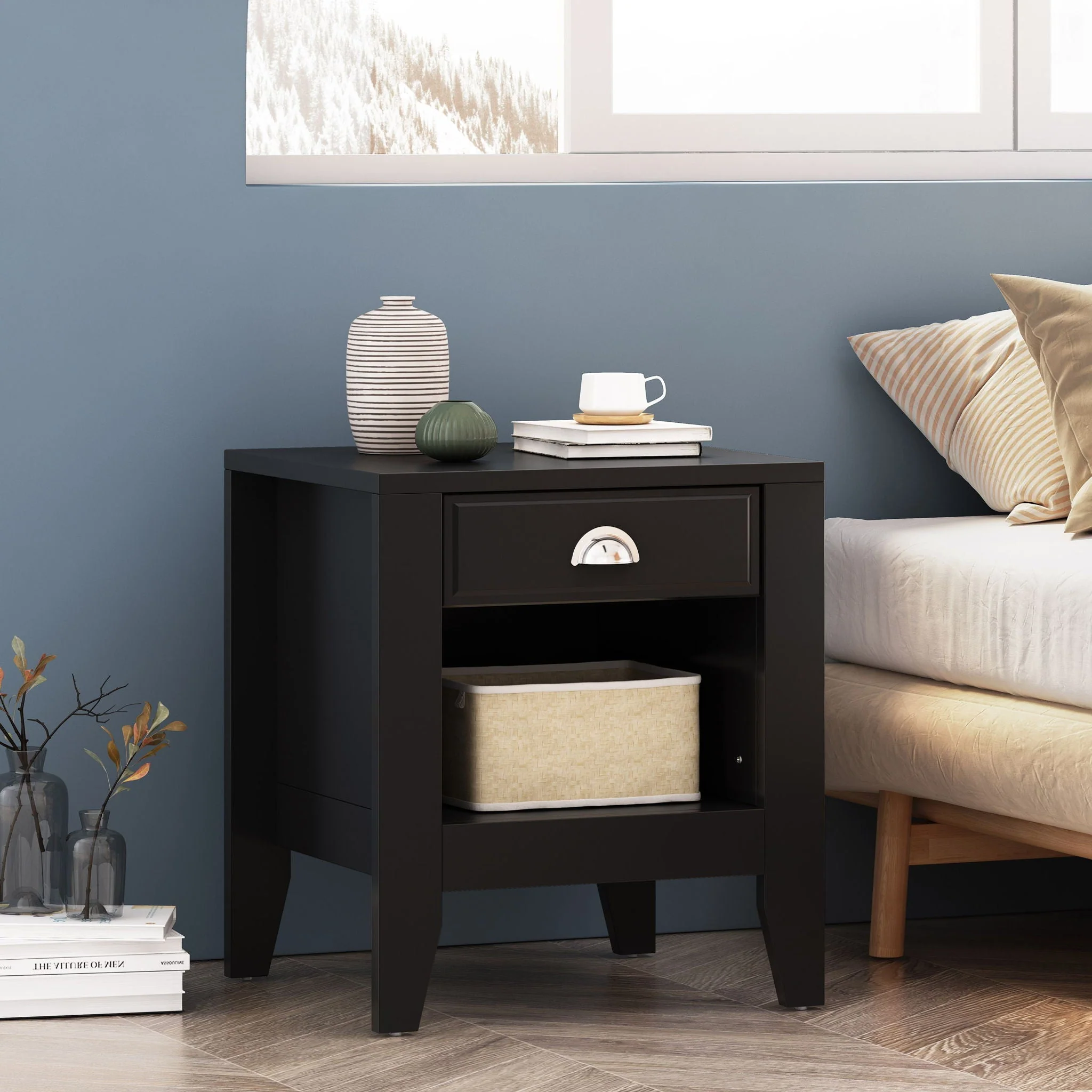 Cleary - Contemporary Nightstand With Drawer - Image 7