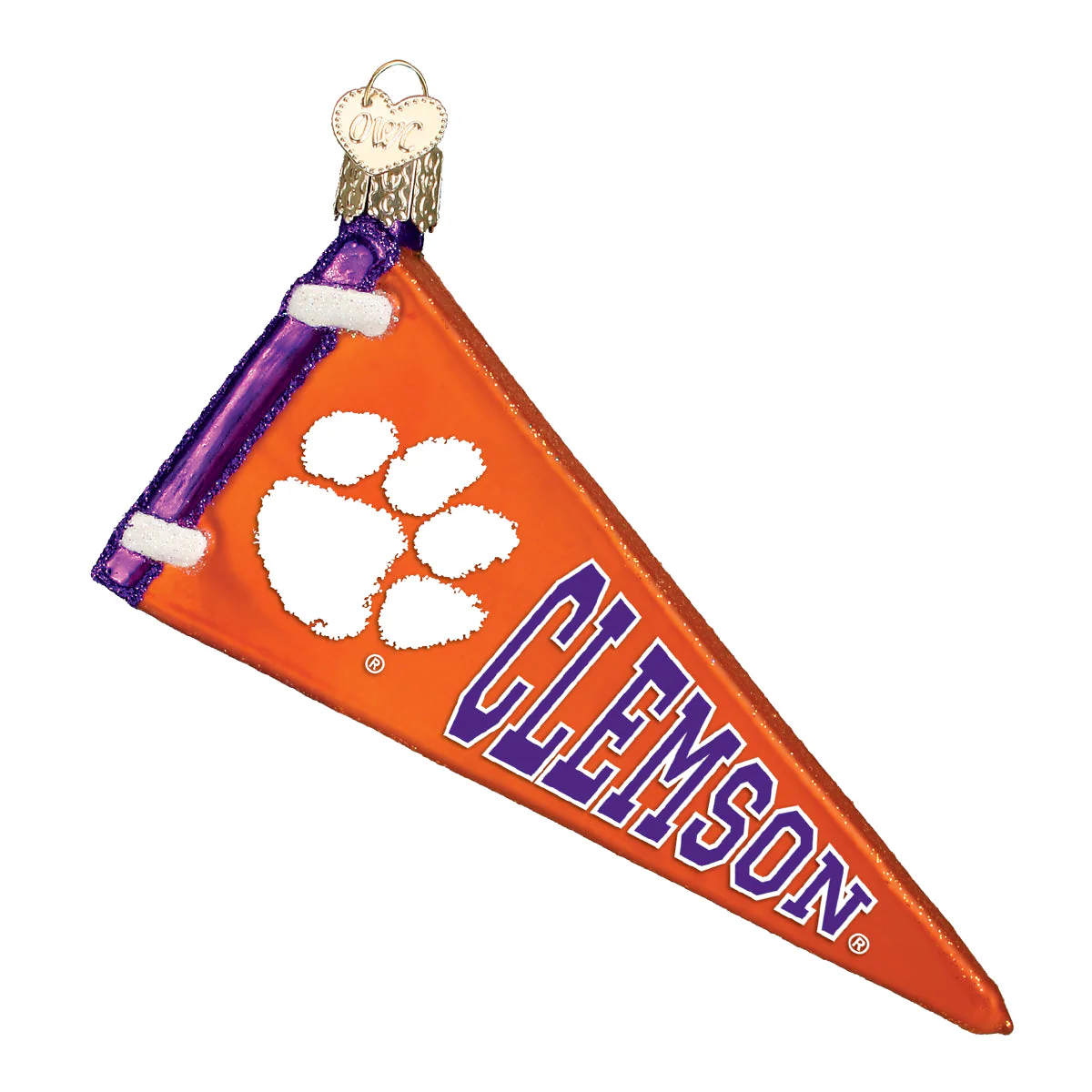 Clemson Pennant Ornament - Image 3