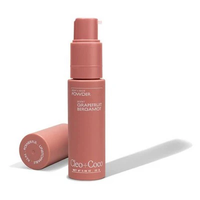 Cleo+Coco Body and Hair Antiperspirants and Deodorant Powder Grapefruit Bergamot 0.88oz - Image 2
