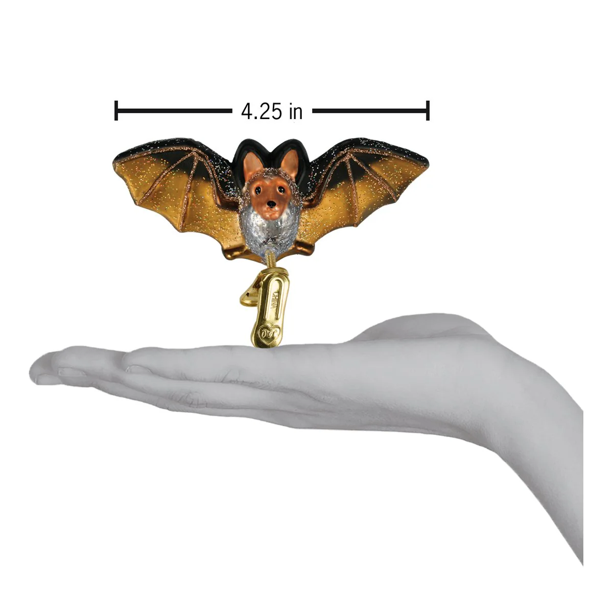 Clip-on Bat Ornament by Old World Christmas - Image 4