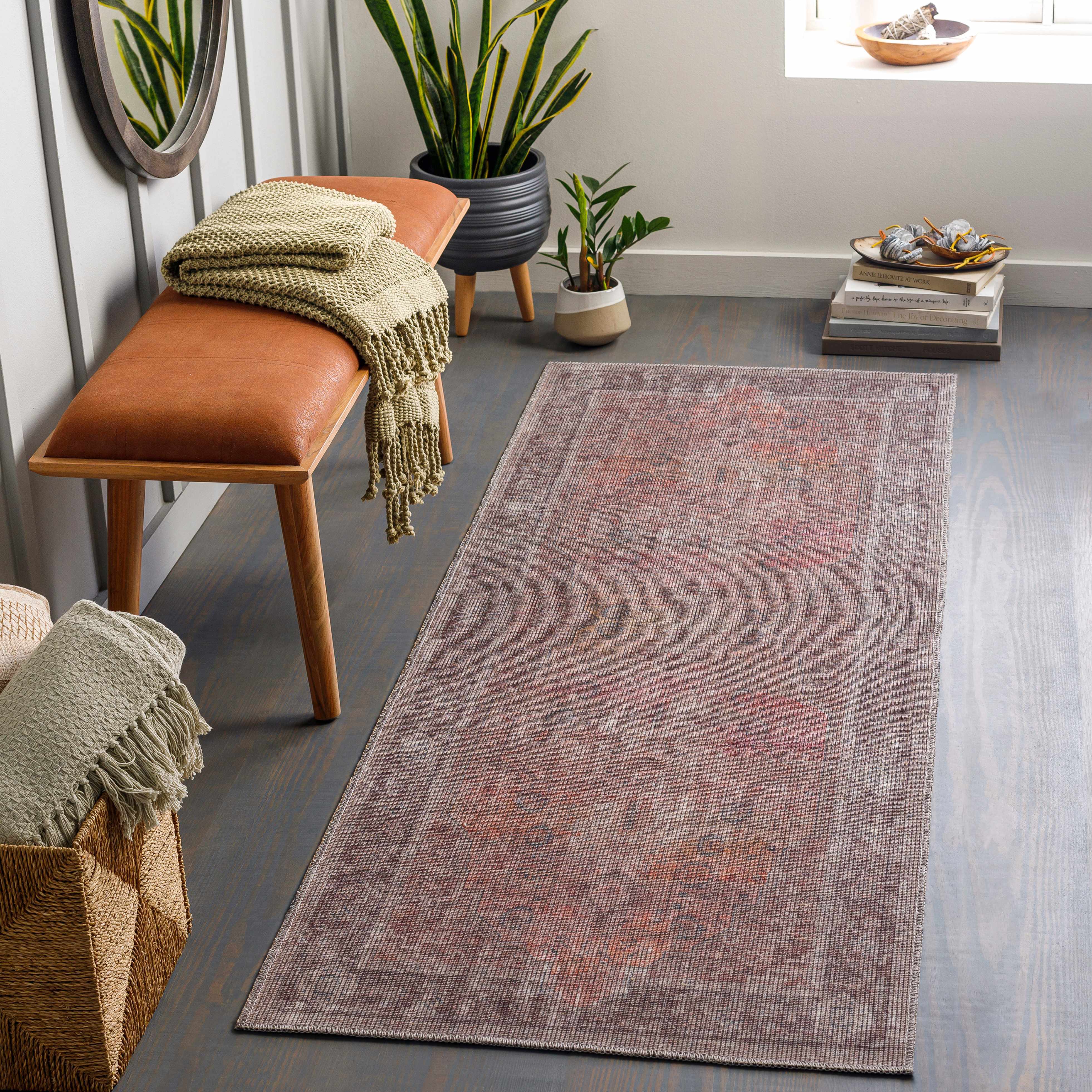Clondalkin Washable Printed Jute Rug - Clearance - Image 4