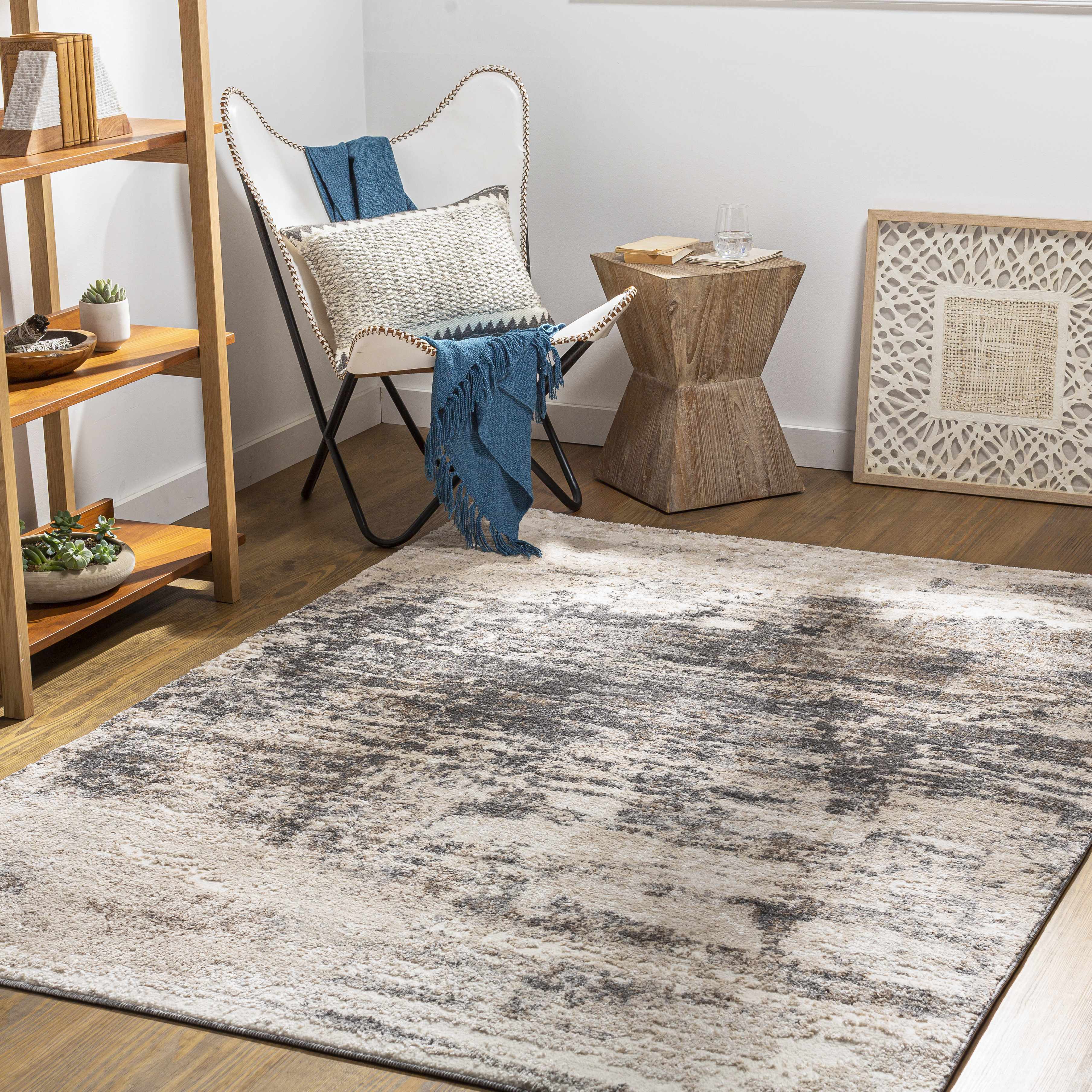 Clontarf Luxe Charcoal Area Rug - Image 2