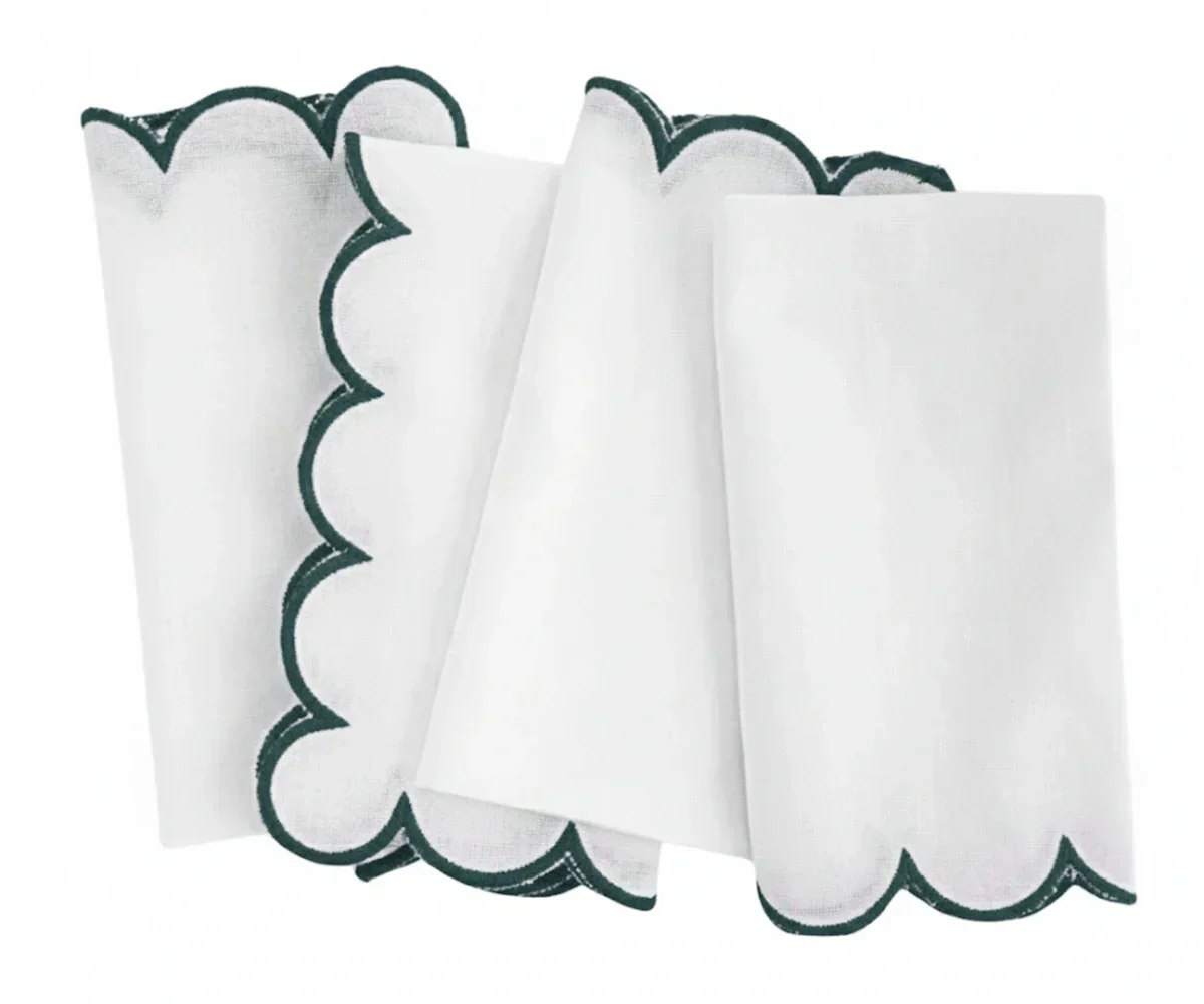 Cloth Green Napkins - Image 2