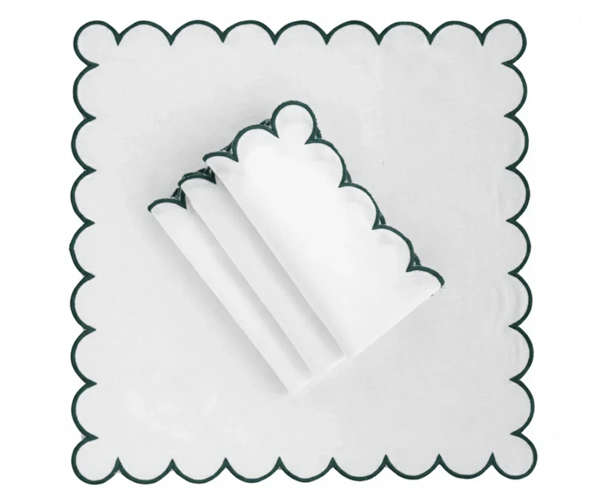 Cloth Green Napkins - Image 4