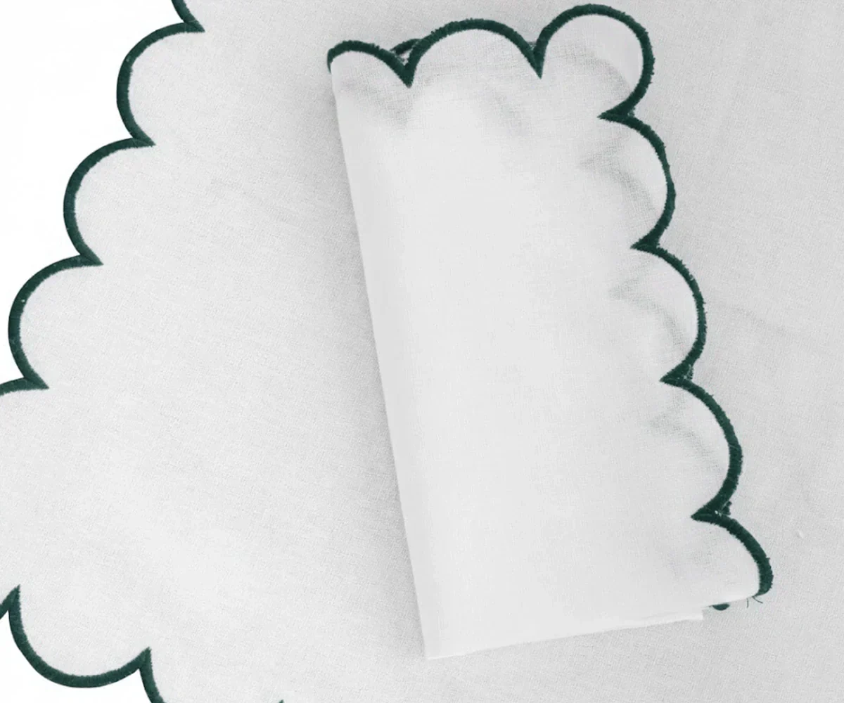 Cloth Green Napkins - Image 6