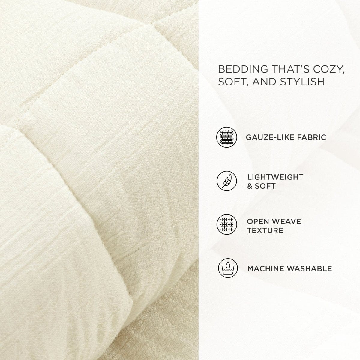 Cloud Gauze 3 Piece Quilt Set - Image 16