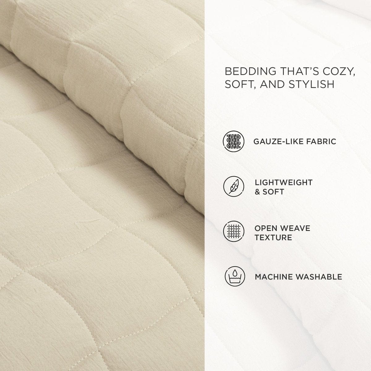 Cloud Gauze 3 Piece Quilt Set - Image 8