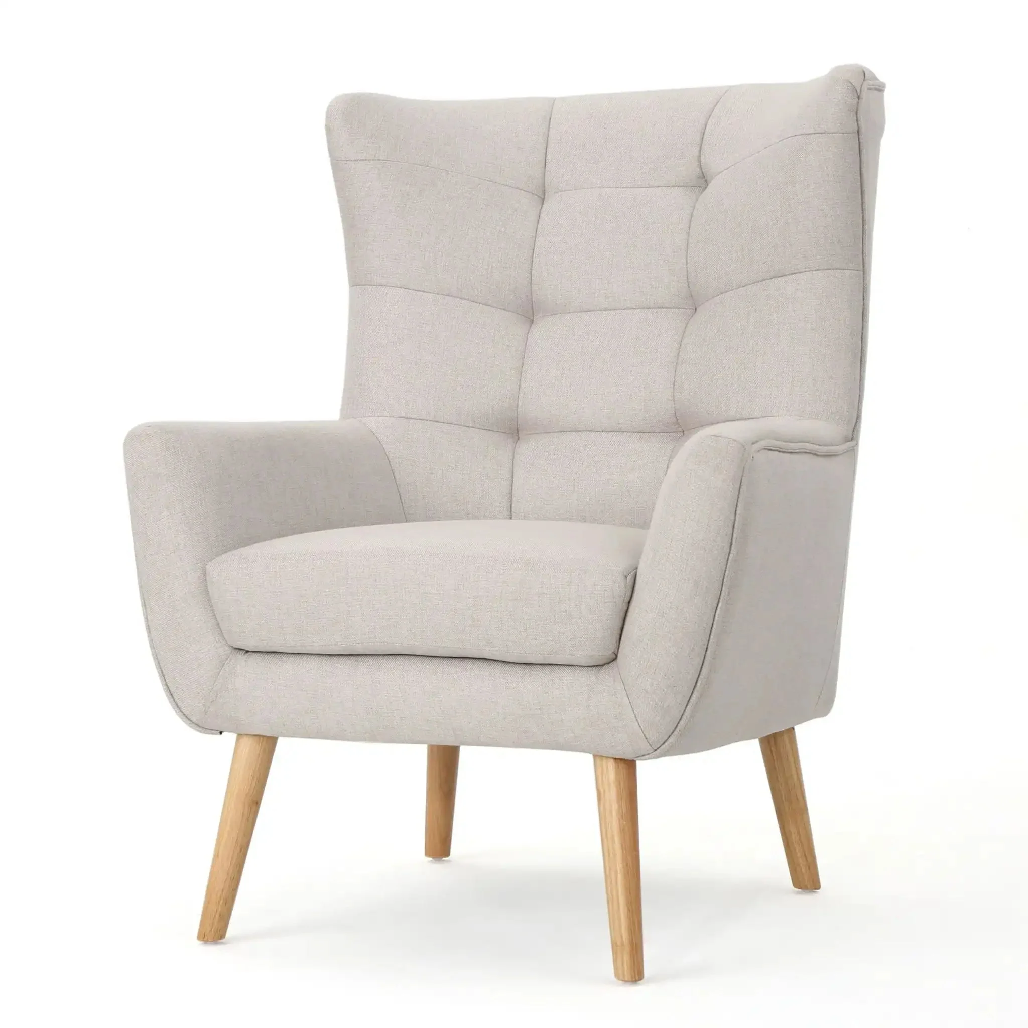 Club Chair With Rubberwood Legs - Image 2