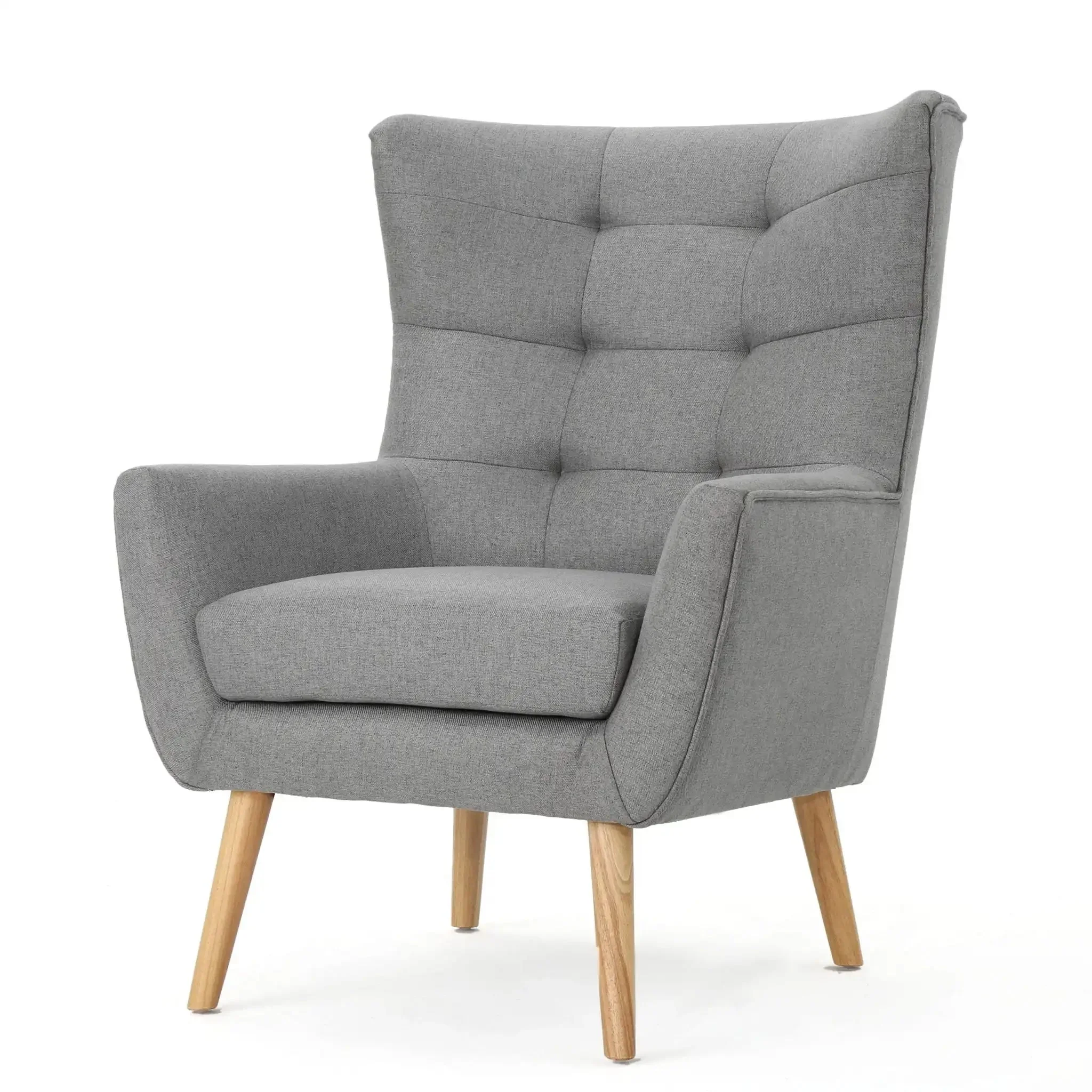 Club Chair With Rubberwood Legs - Image 3