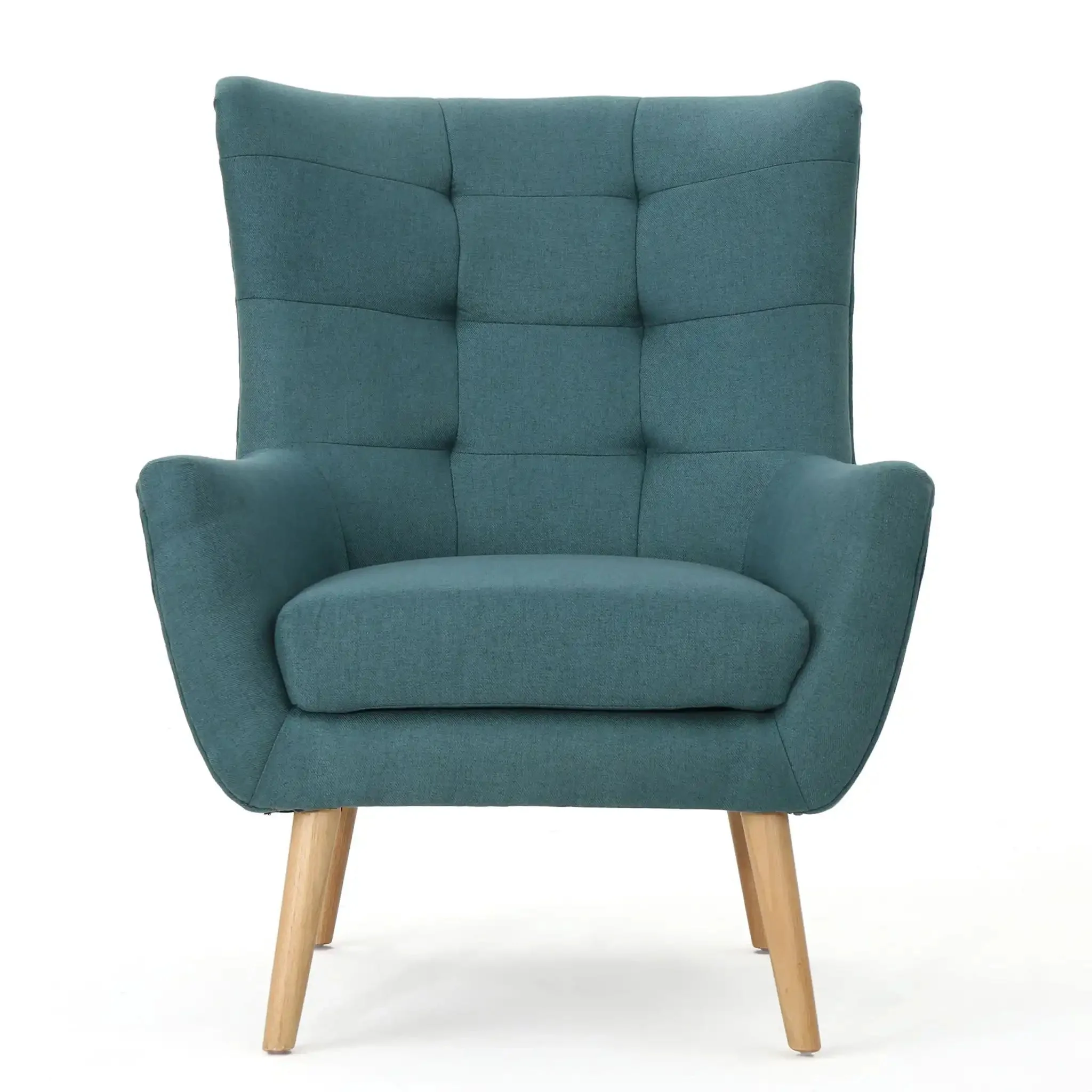 Club Chair With Rubberwood Legs - Image 6