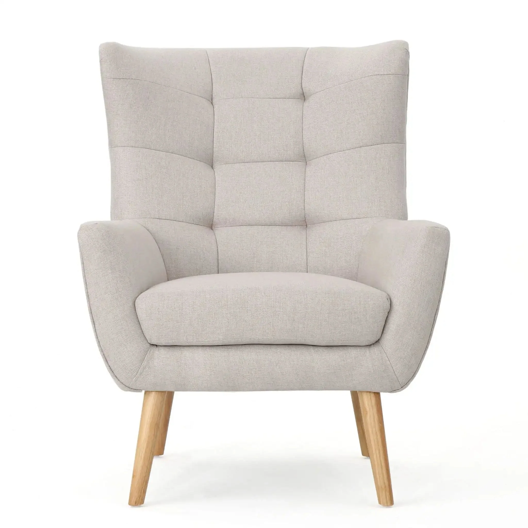 Club Chair With Rubberwood Legs - Image 7