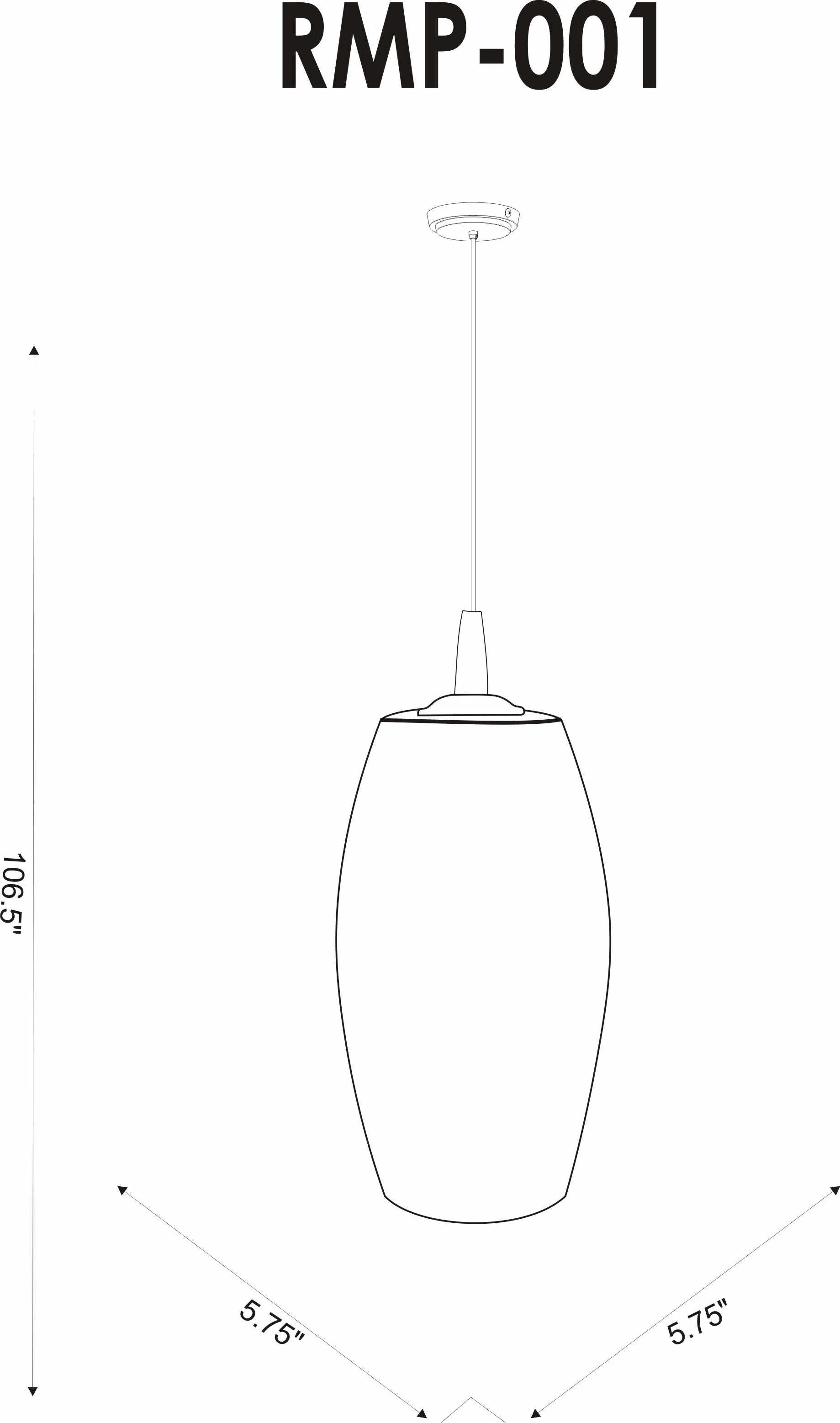 Clubb Ceiling Light - Clearance - Image 4