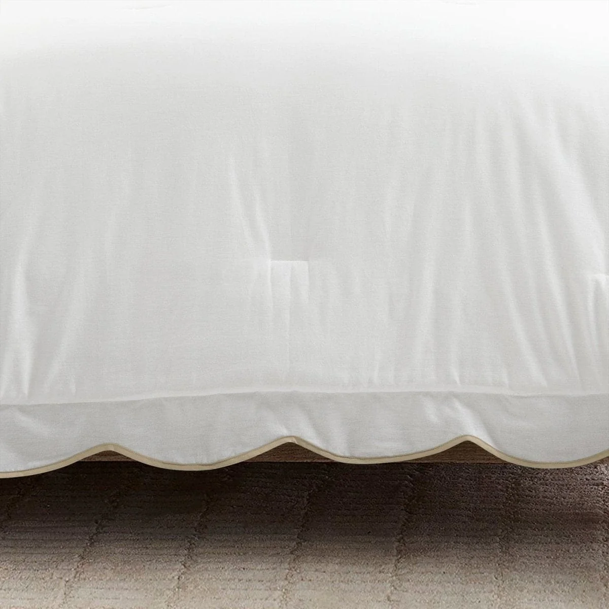 Coastal Chic Scalloped Edge 3 Piece Comforter Set - Image 10