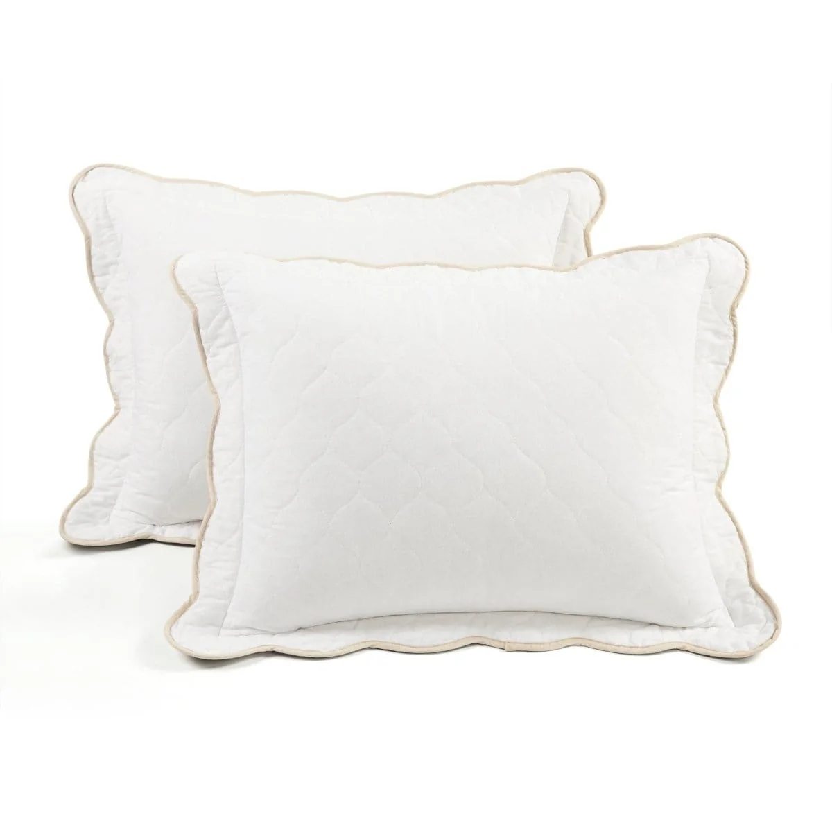 Coastal Chic Scalloped Edge Reversible Quilt 3 Piece Set - Image 15