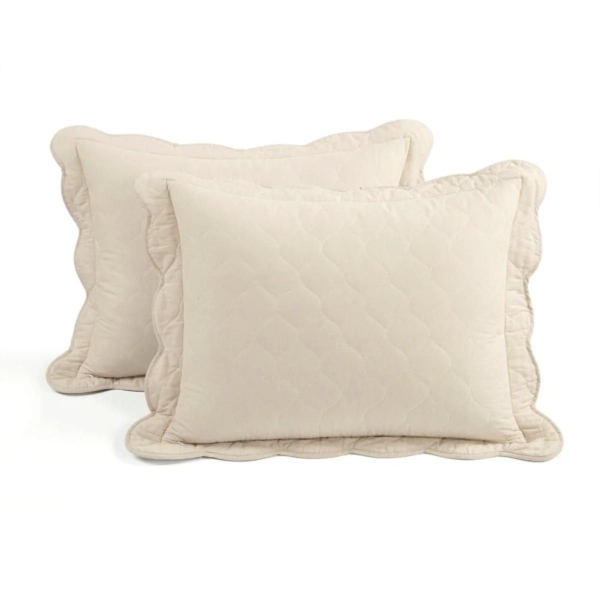 Coastal Chic Scalloped Edge Reversible Quilt 3 Piece Set - Image 16