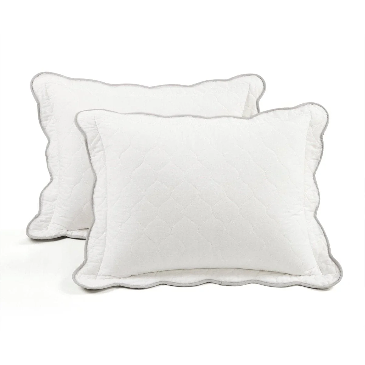 Coastal Chic Scalloped Edge Reversible Quilt 3 Piece Set - Image 22