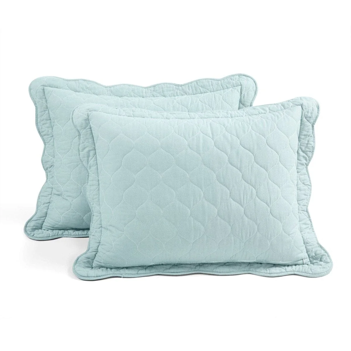 Coastal Chic Scalloped Edge Reversible Quilt 3 Piece Set - Image 30