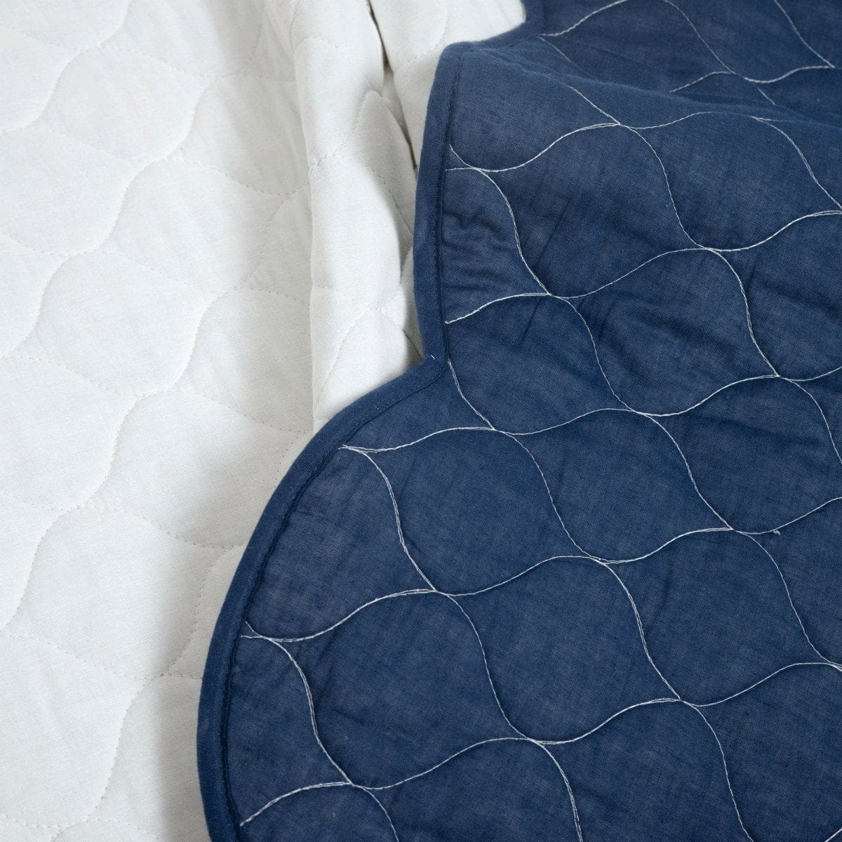 Coastal Chic Scalloped Edge Reversible Quilt 3 Piece Set - Image 38