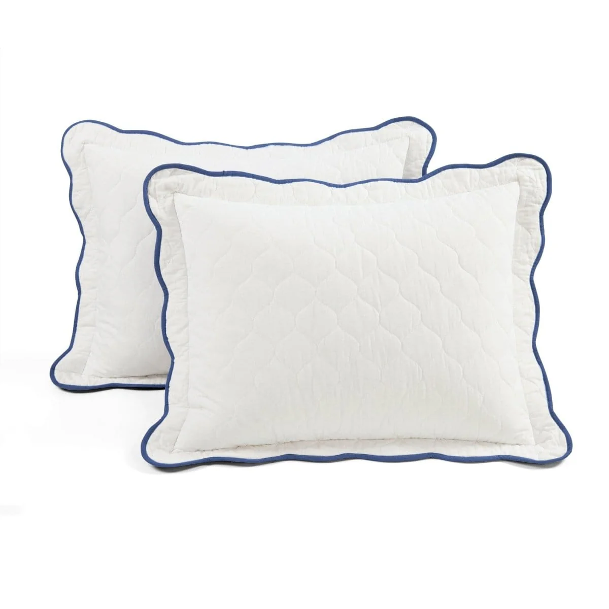 Coastal Chic Scalloped Edge Reversible Quilt 3 Piece Set - Image 39