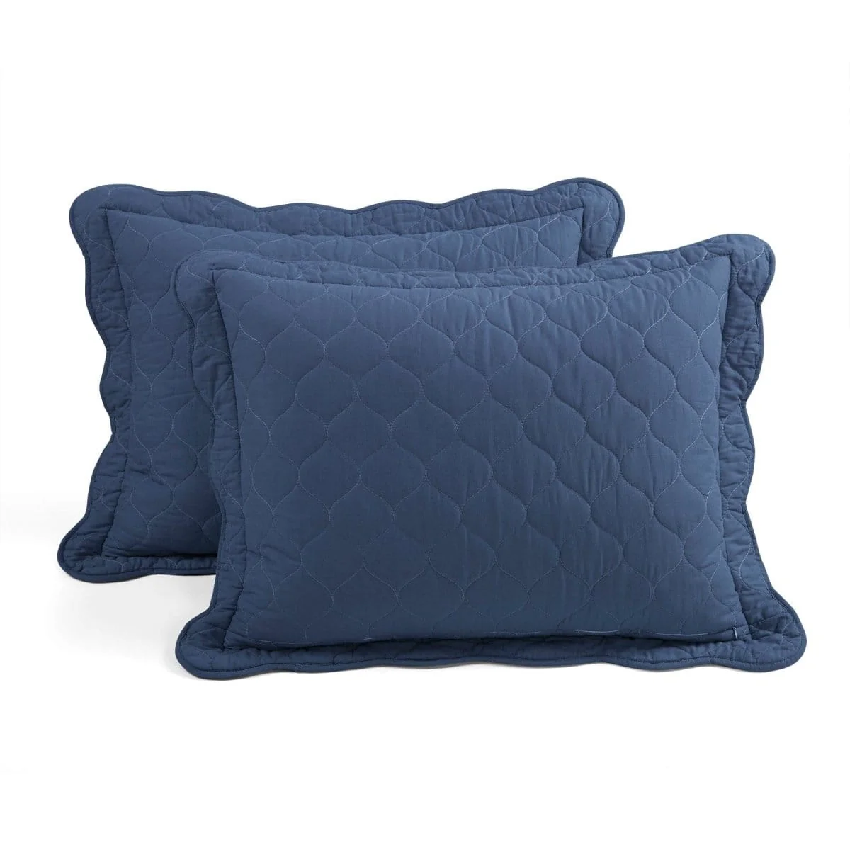 Coastal Chic Scalloped Edge Reversible Quilt 3 Piece Set - Image 40