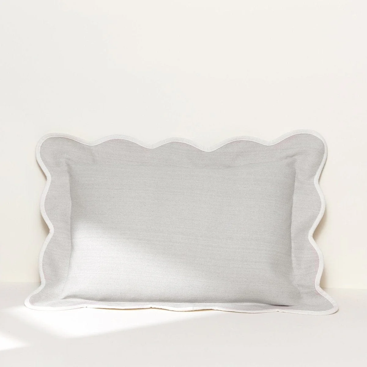 Coastal Chic Scalloped Edge Throw Pillow Cover - Image 10