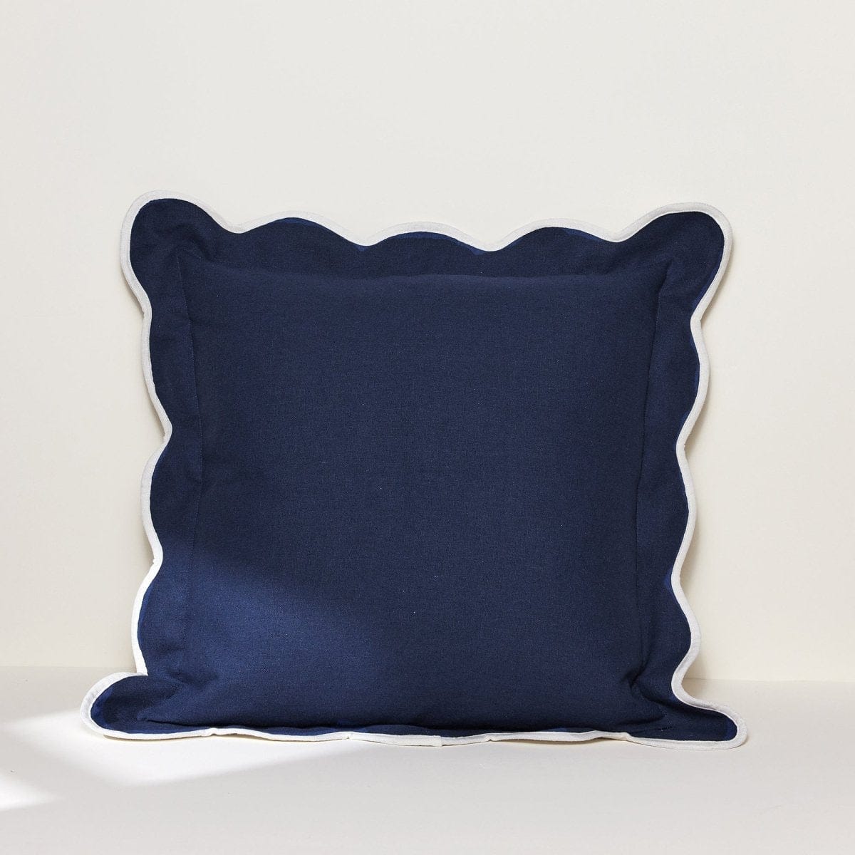 Coastal Chic Scalloped Edge Throw Pillow Cover - Image 29