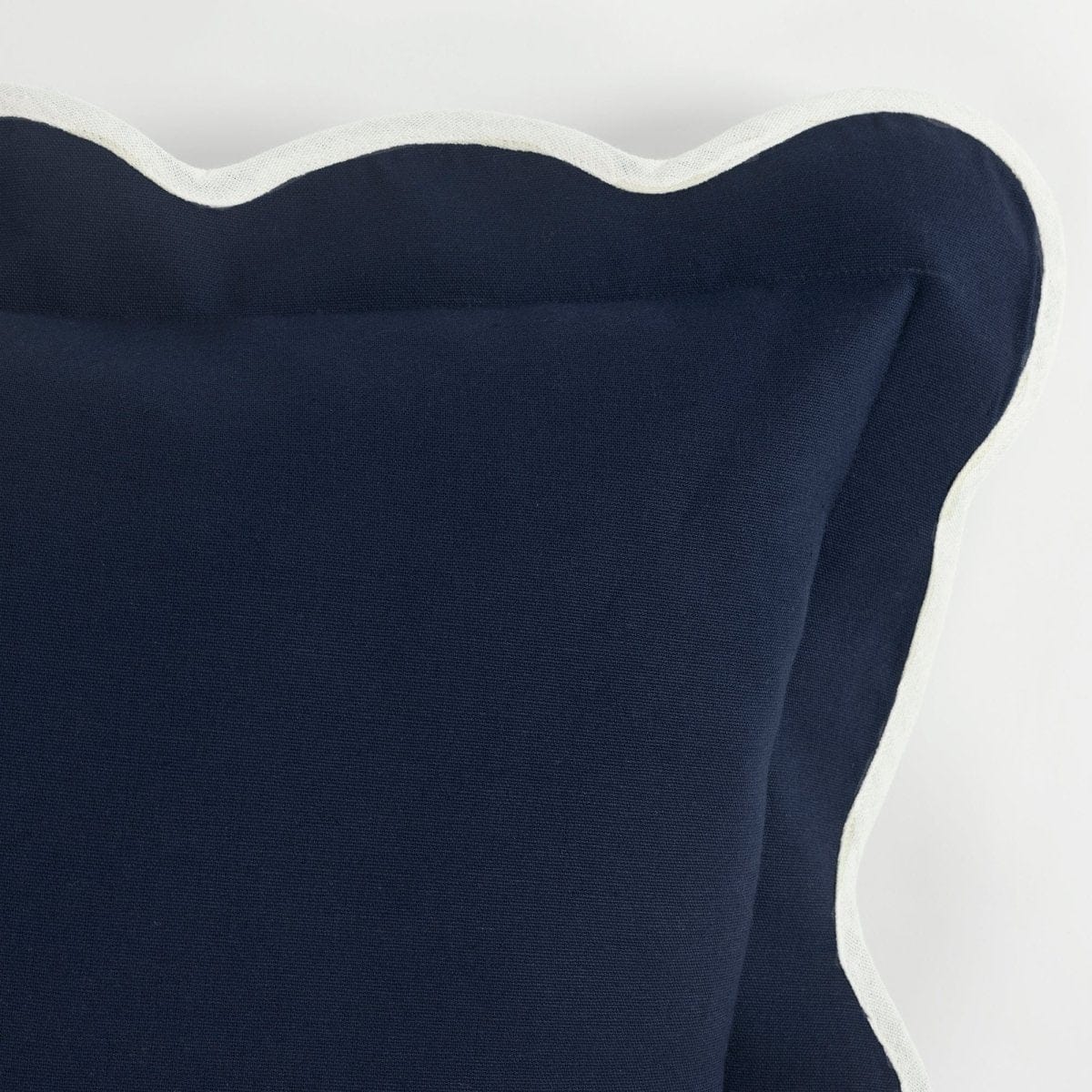 Coastal Chic Scalloped Edge Throw Pillow Cover - Image 32