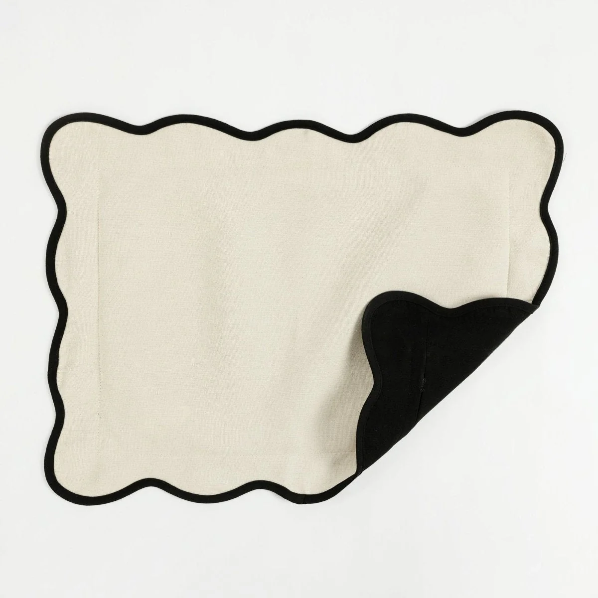 Coastal Chic Scalloped Edge Throw Pillow Cover - Image 52