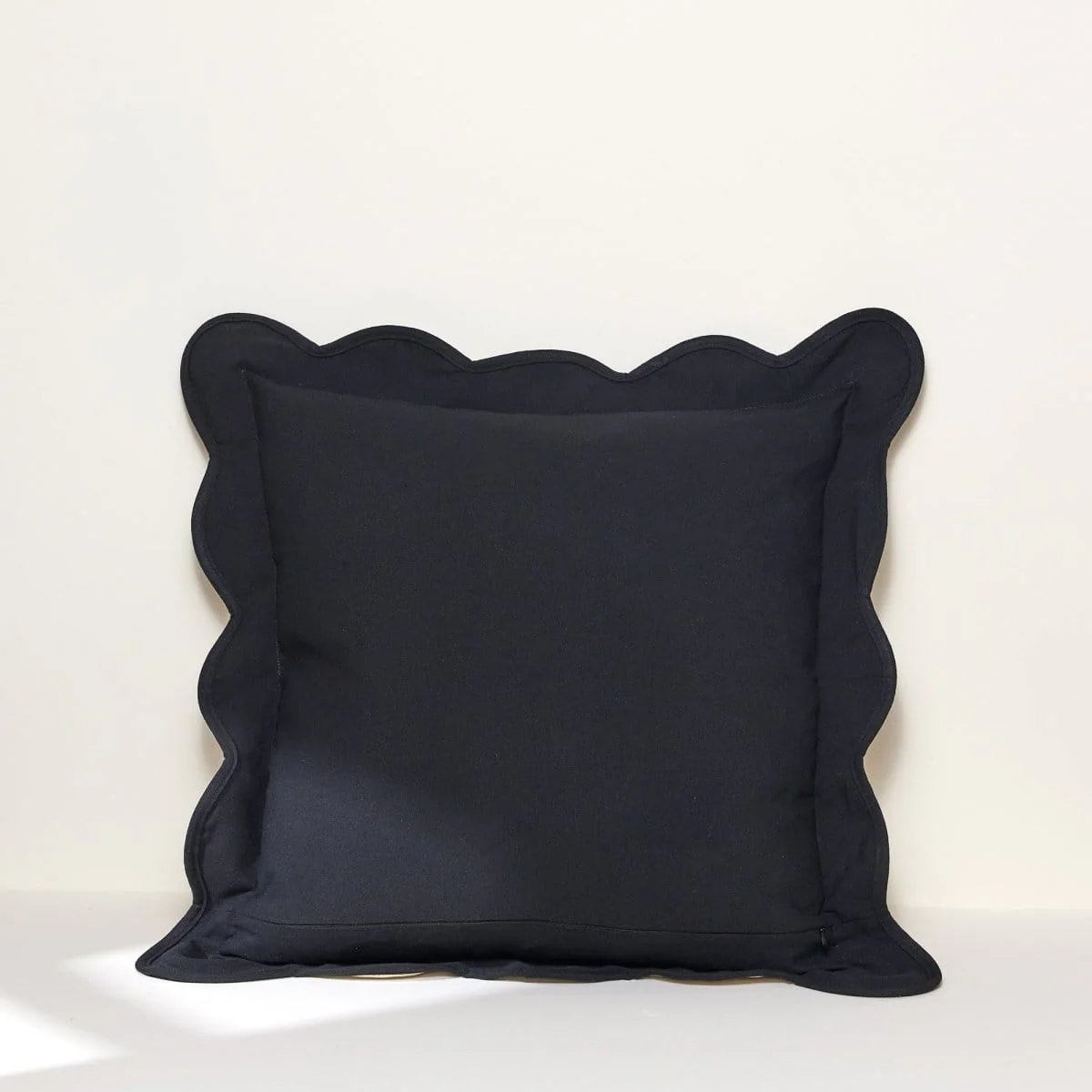 Coastal Chic Scalloped Edge Throw Pillow Cover - Image 7