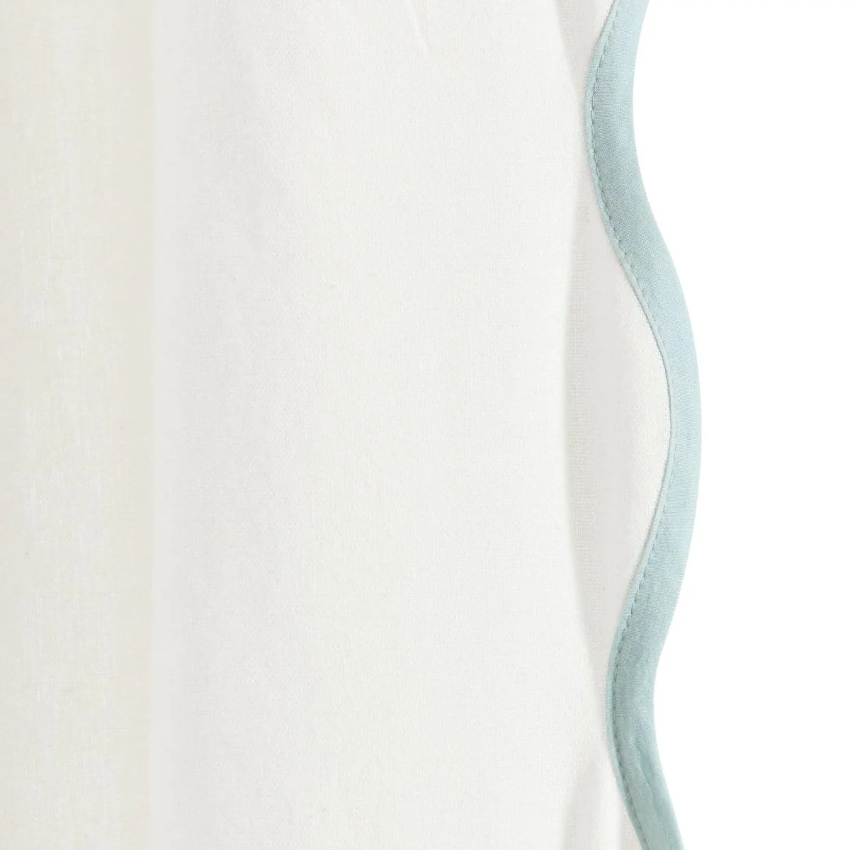 Coastal Chic Scalloped Edge Window Curtain Panel Set - Image 6