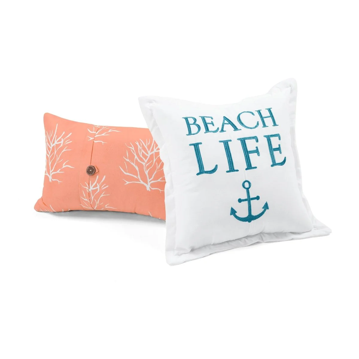 Coastal Reef Feather Reversible Quilt Set - Image 9