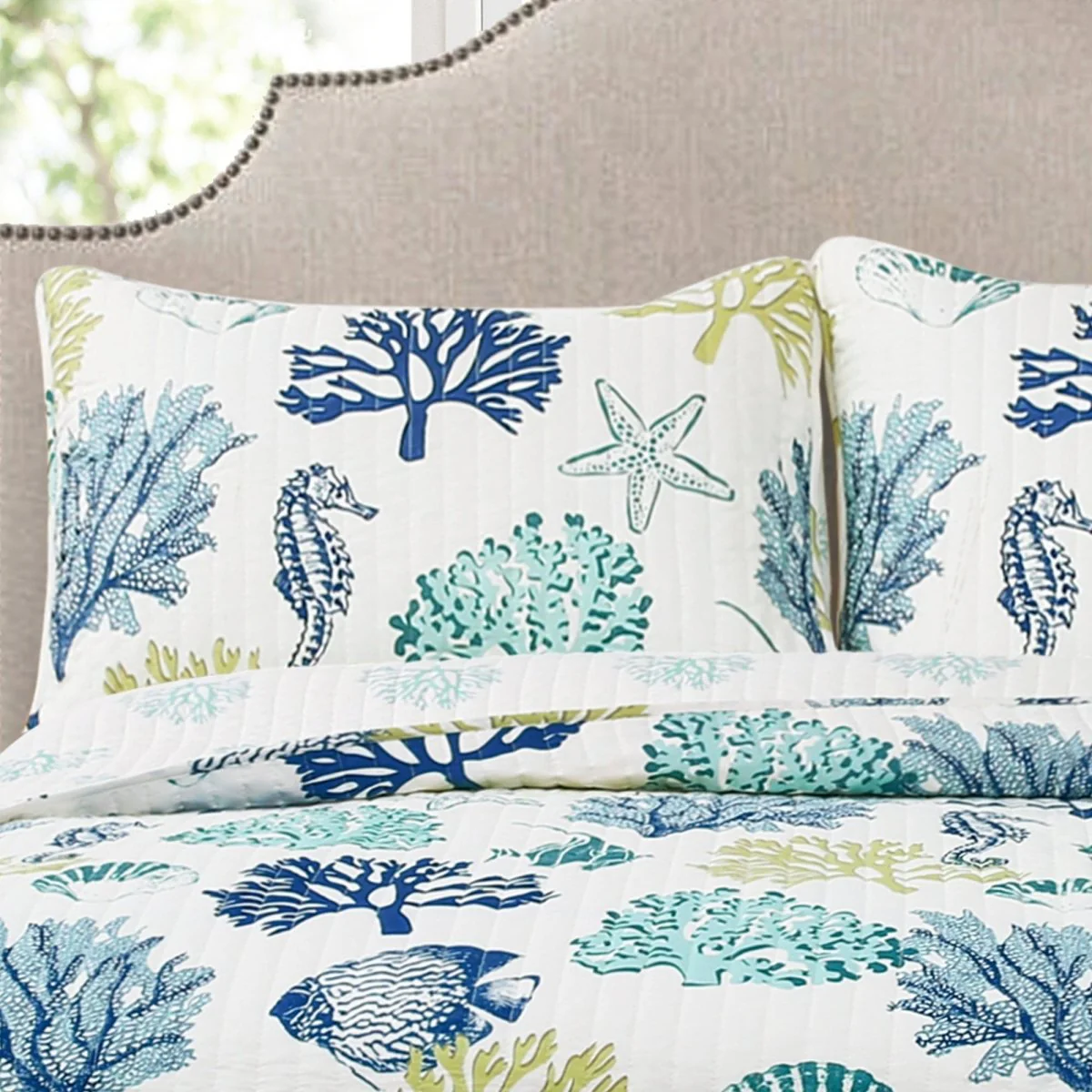 Coastal Reef Quilt 3 Piece Set - Image 3